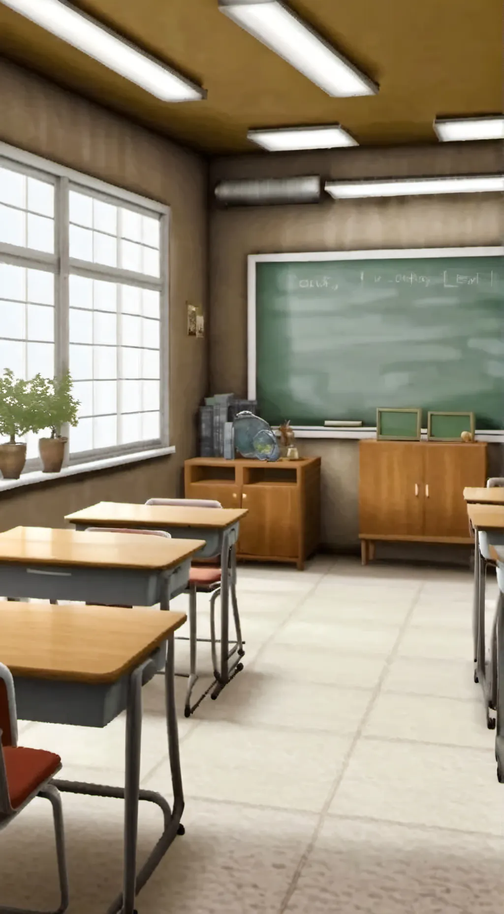 ai character: Pickme in class background