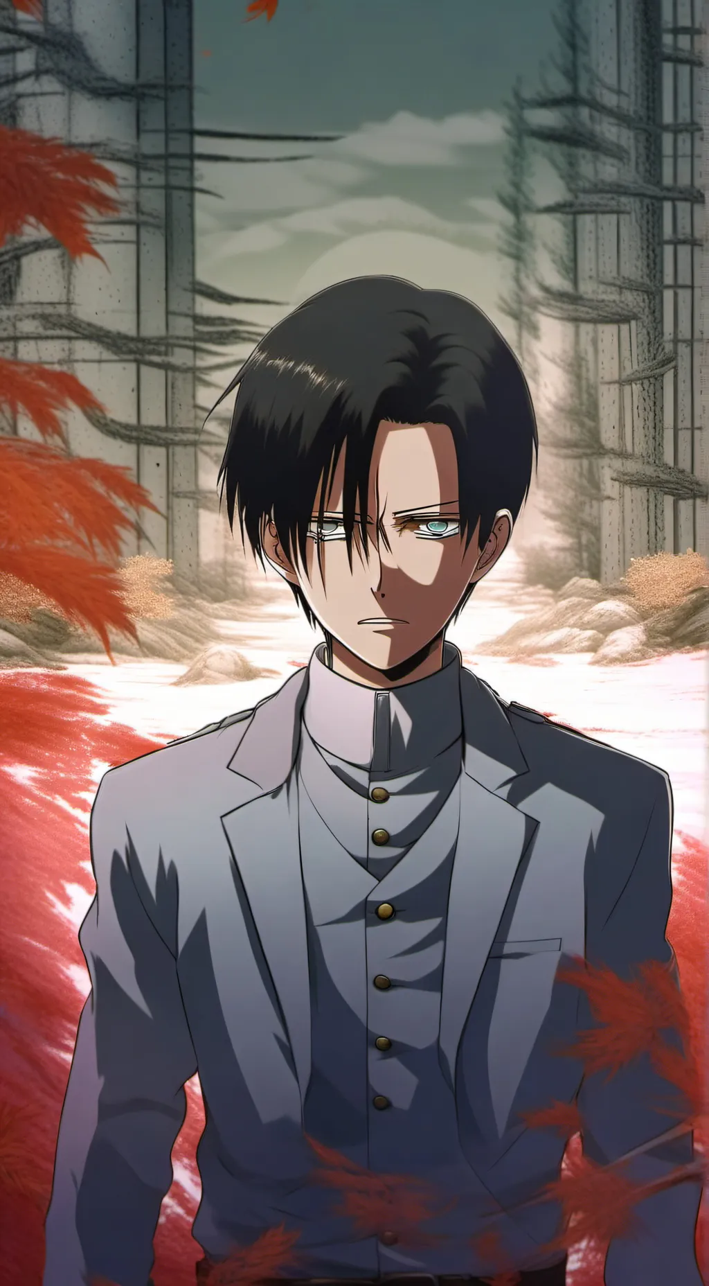 ai character: Levi Ackerman background