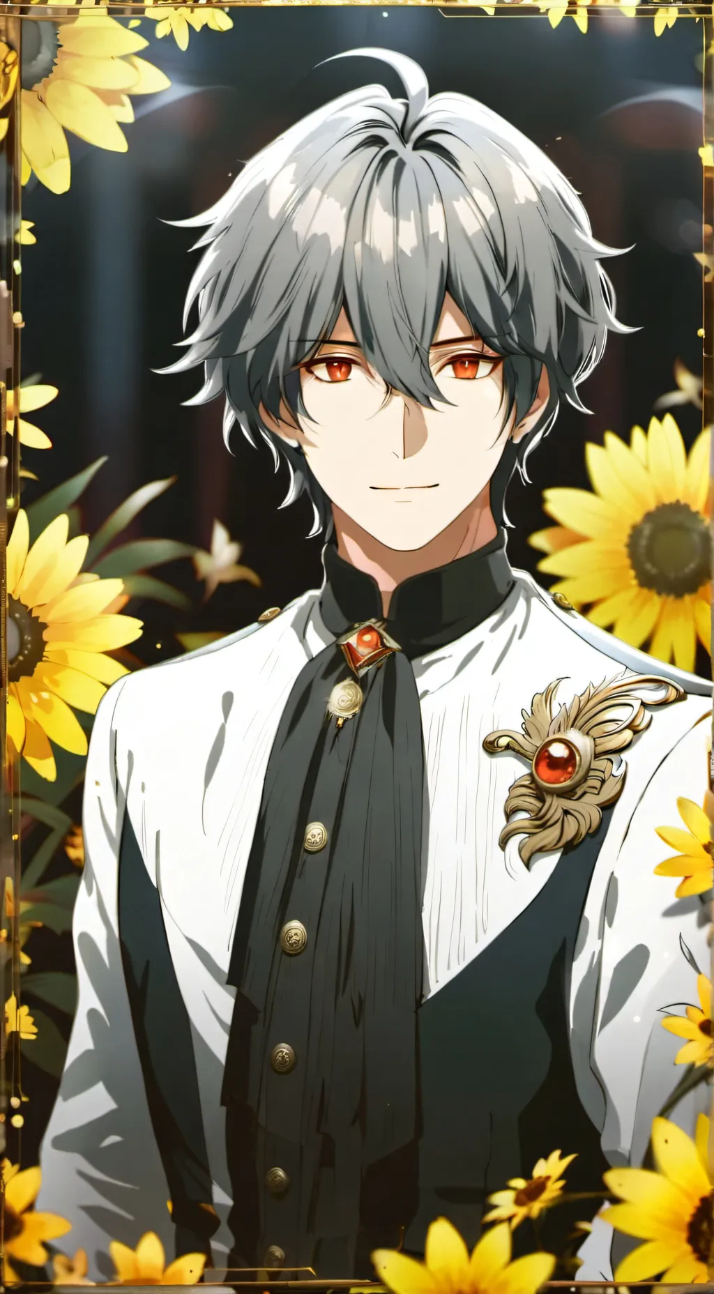 ai character: ash background