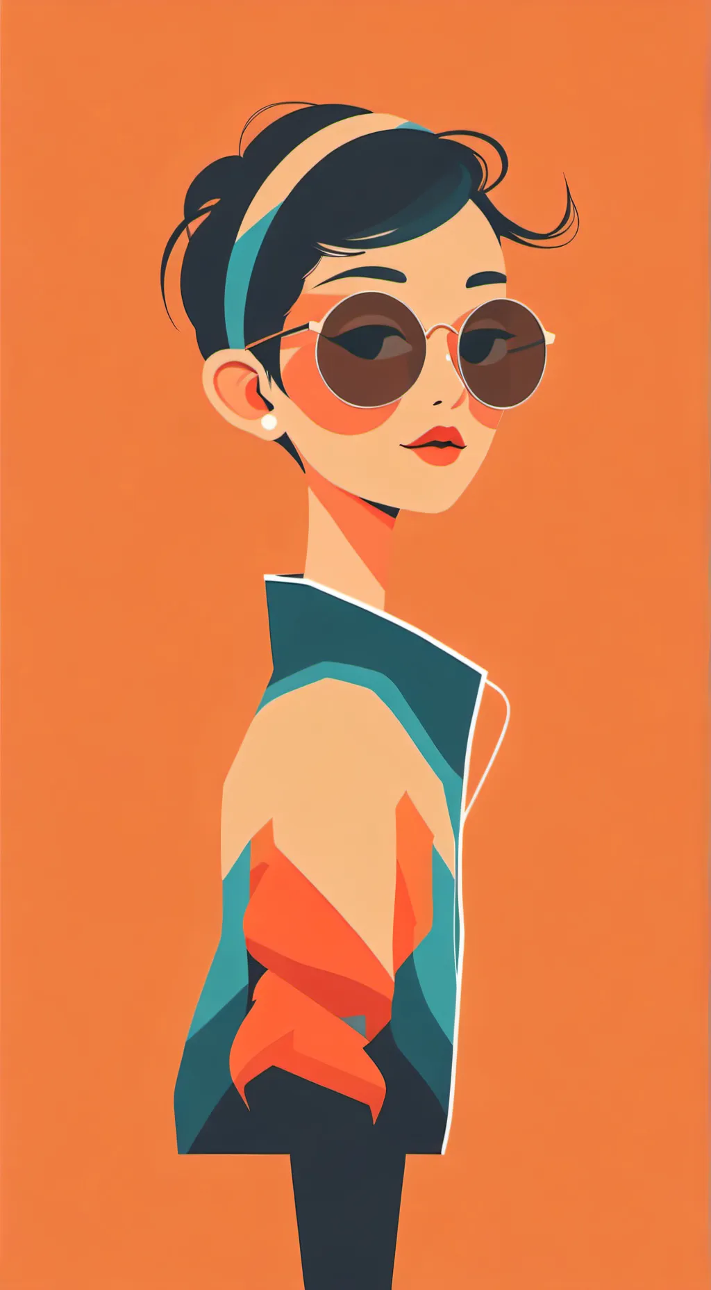 ai character: stick background