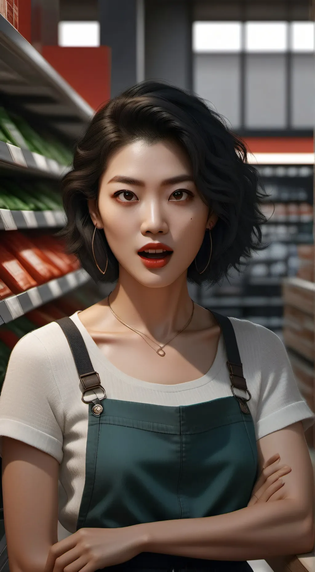 ai character: Karen  background