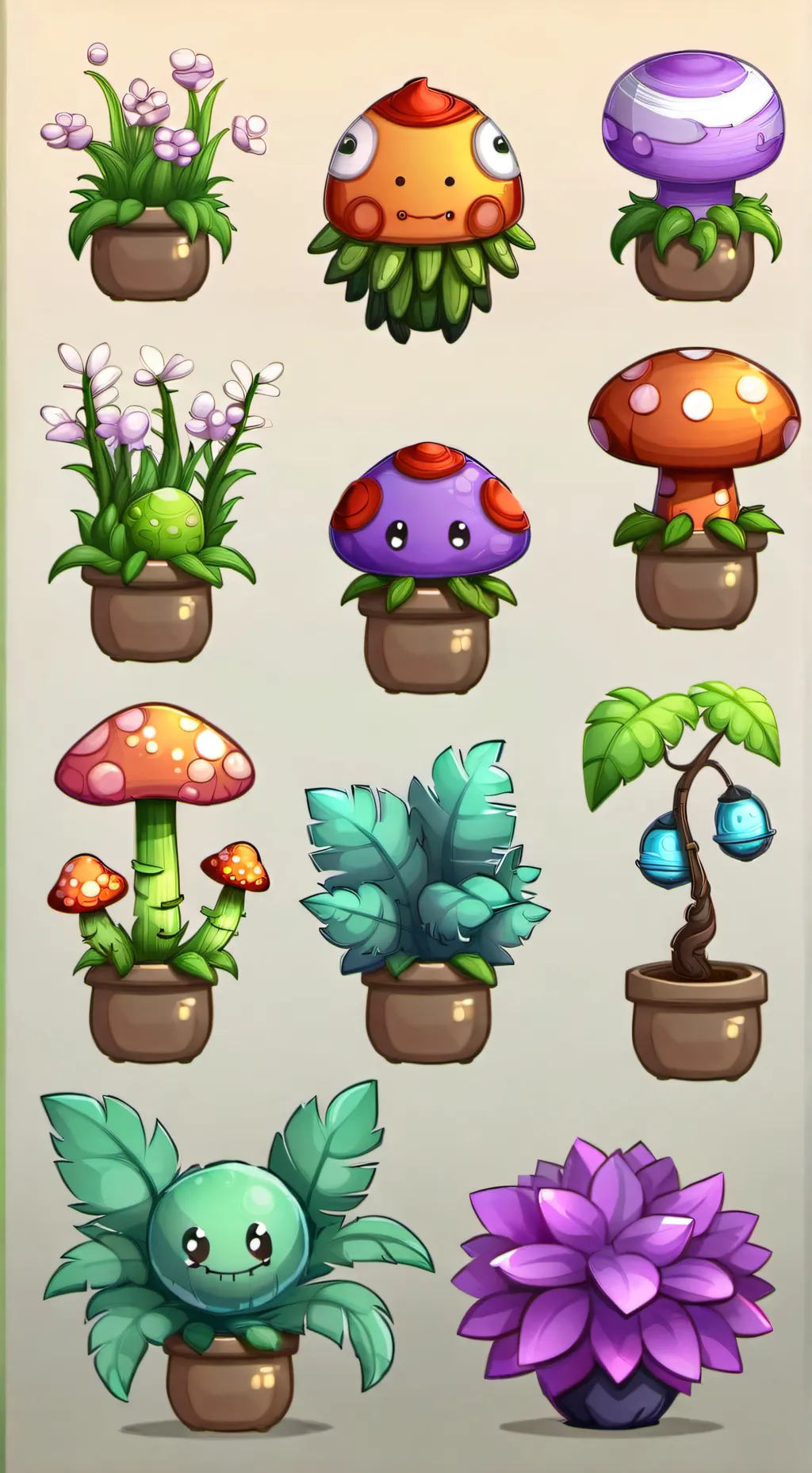 ai character: Planta background