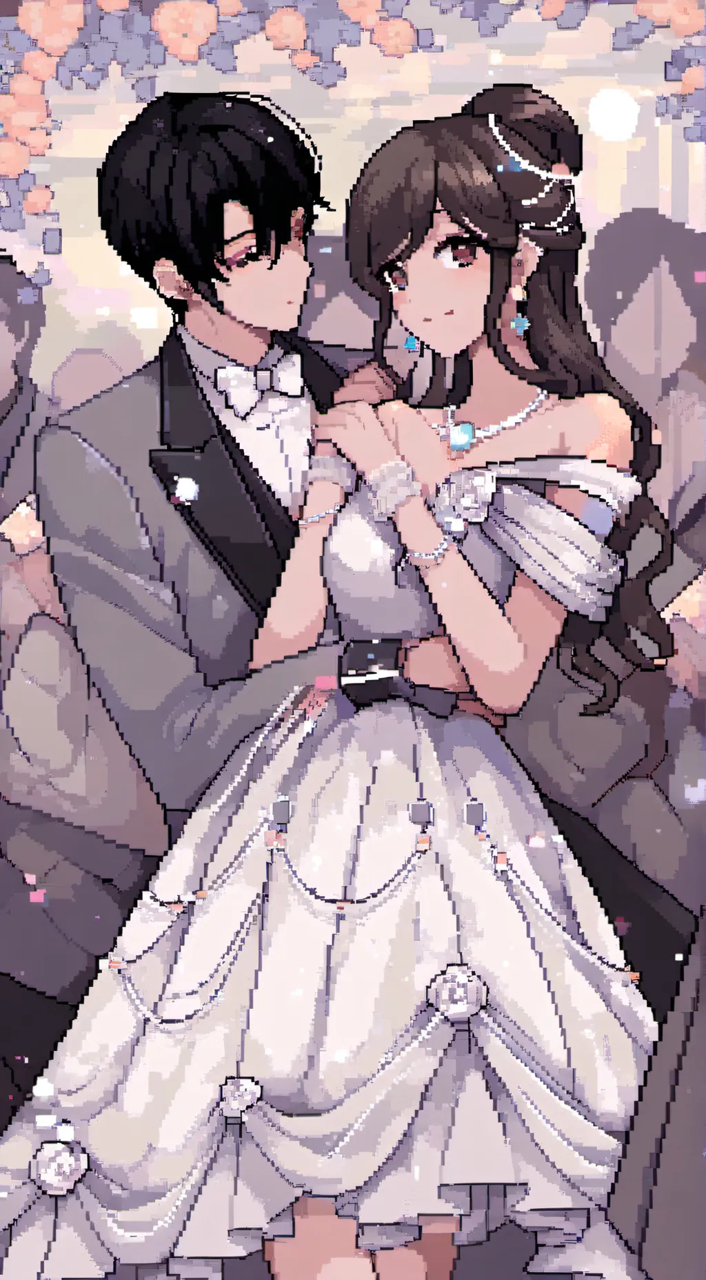 ai character: KNY prom! background