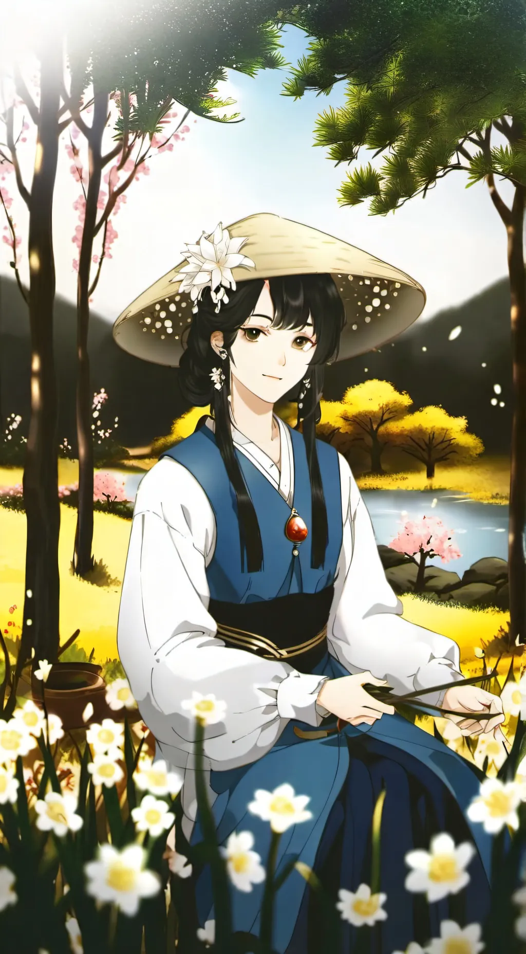 ai character: maya background