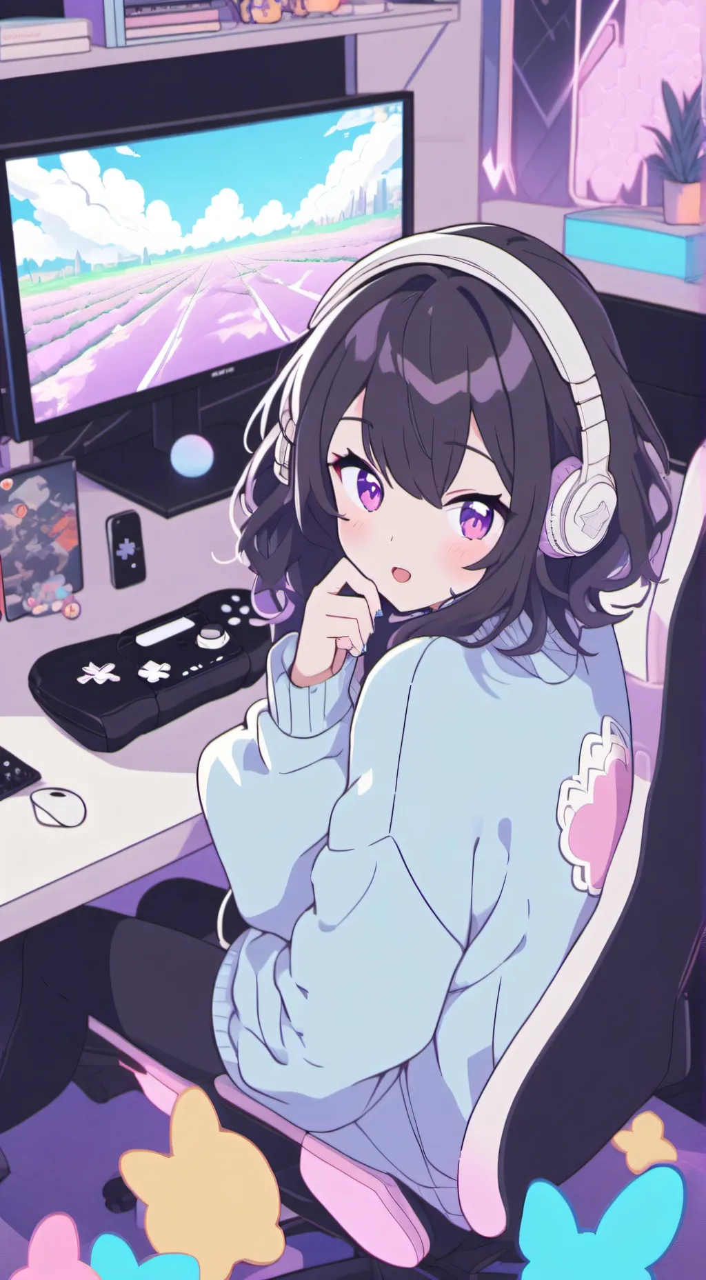 ai character: Lilly background