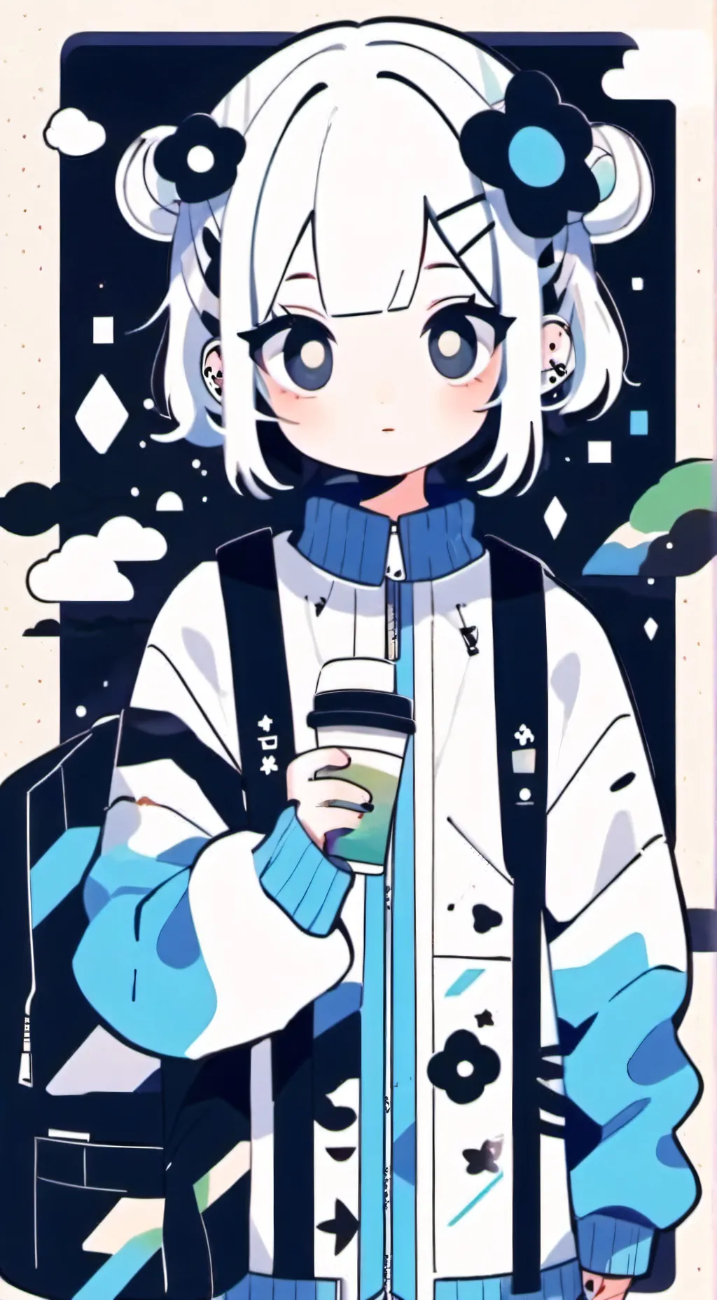 ai character: Sprunki hate Emily background