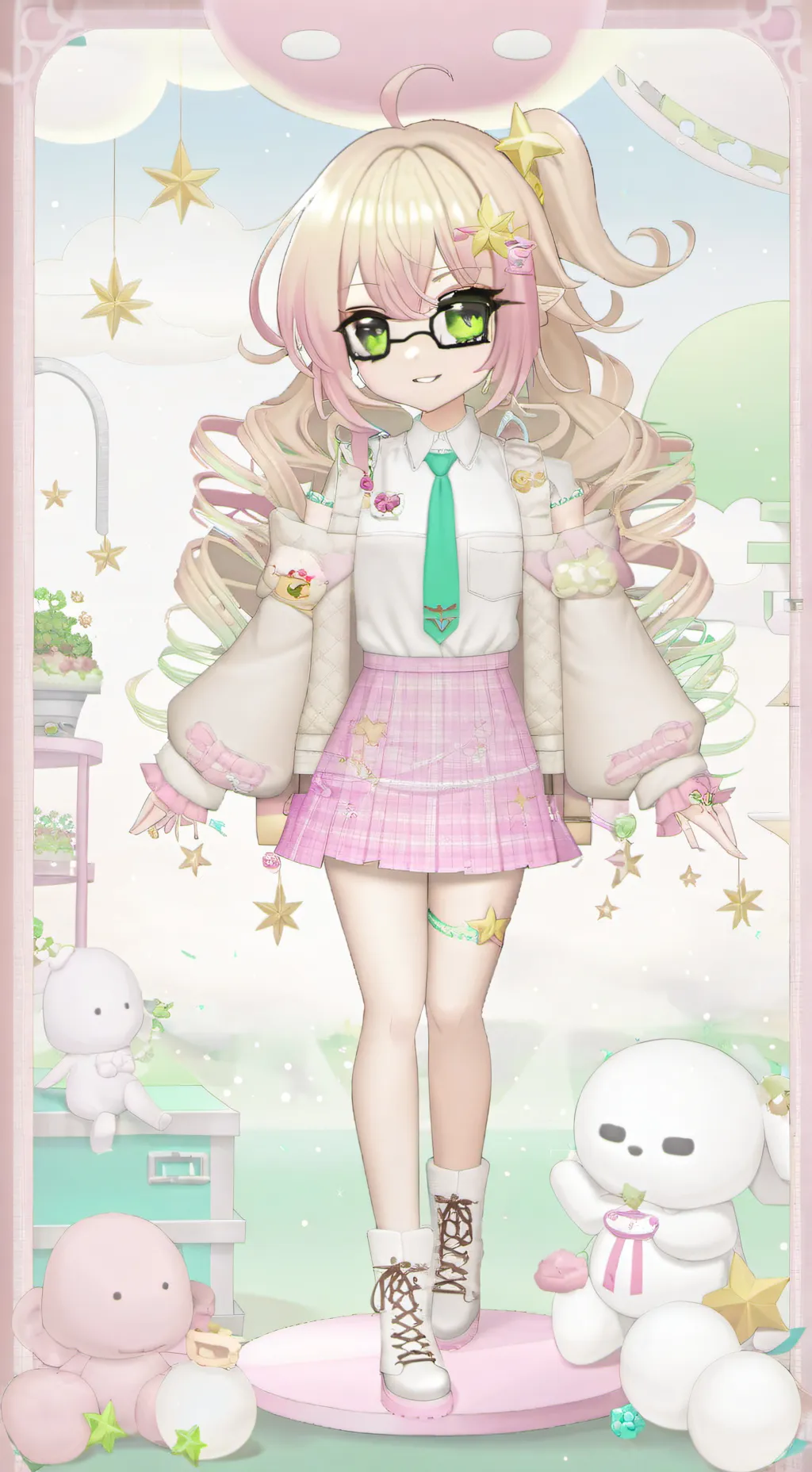 ai character: Emi  background