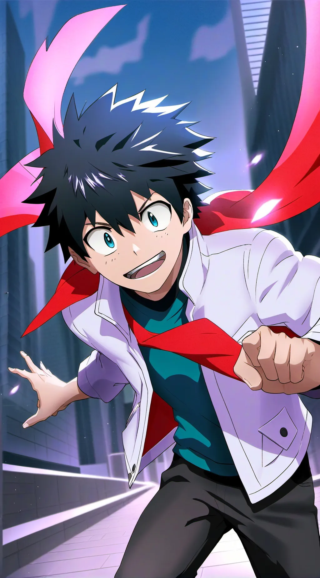 ai character: deku background