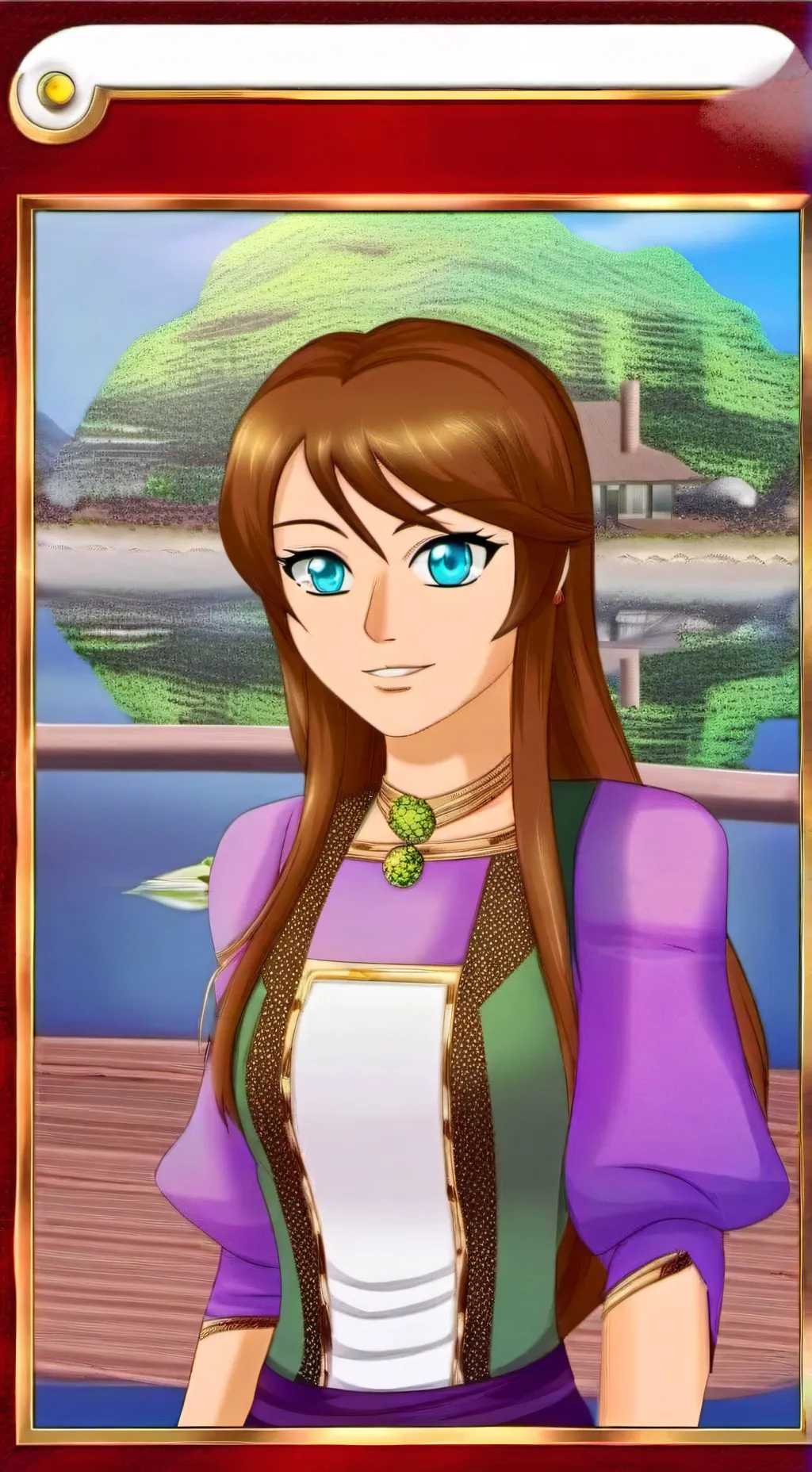 ai character: Melody background