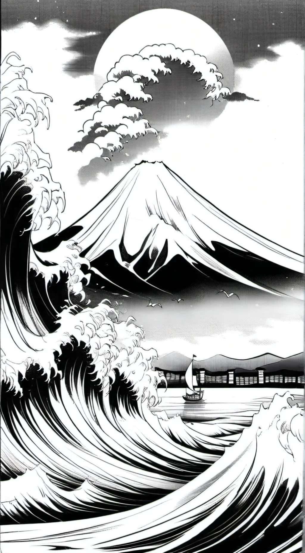 ai character:  il mare ascolta 🌊 background