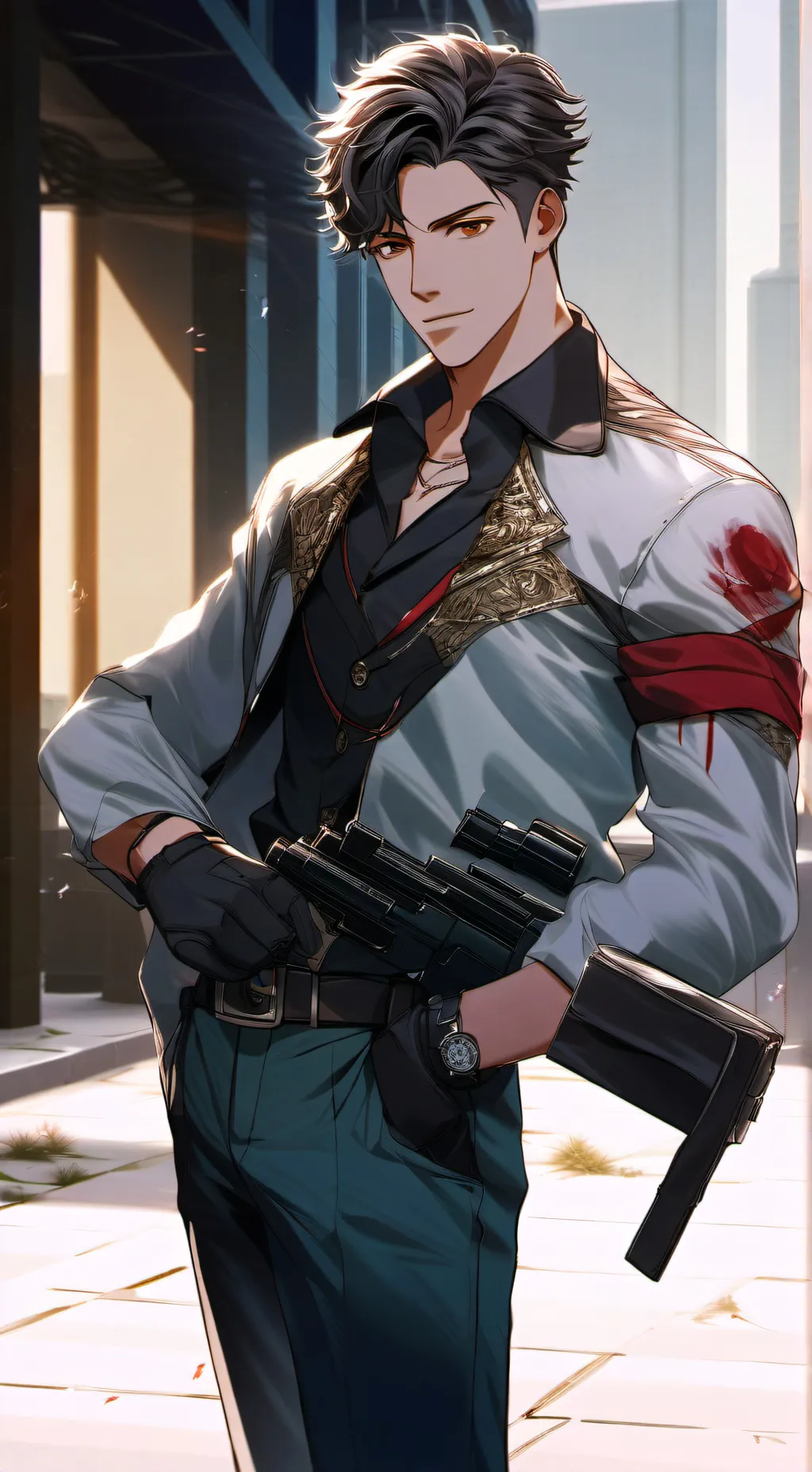 ai character: Agent Valentine background