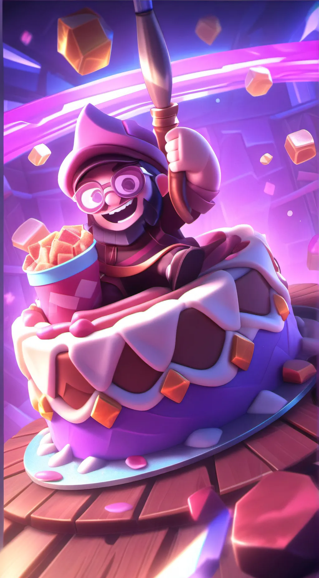 ai character: cameraman background