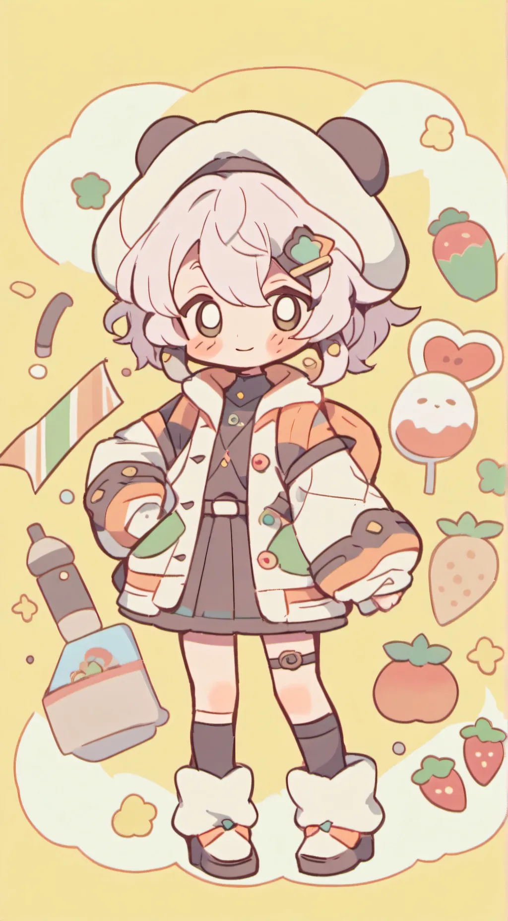 ai character: `™~Pika°❤️💫 background