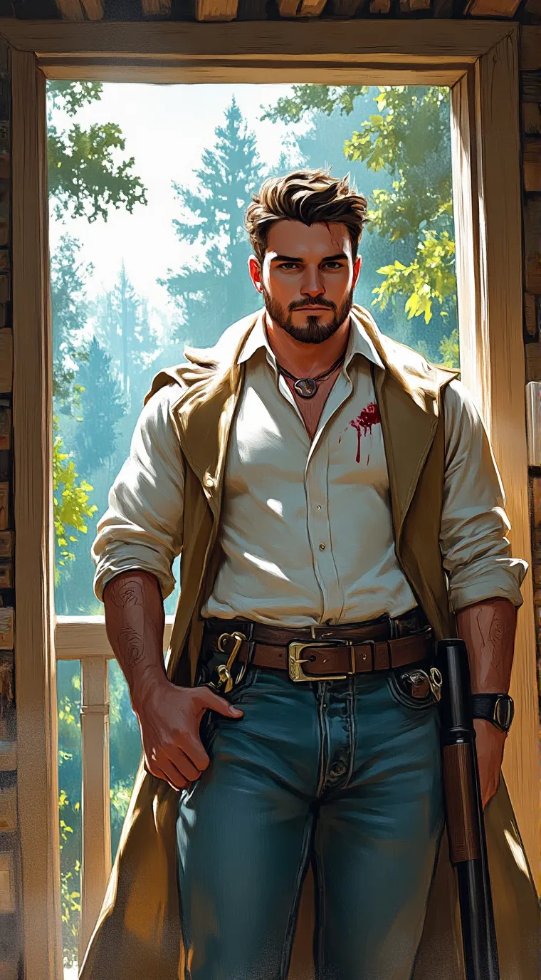 ai character: Clover Woodmen  background