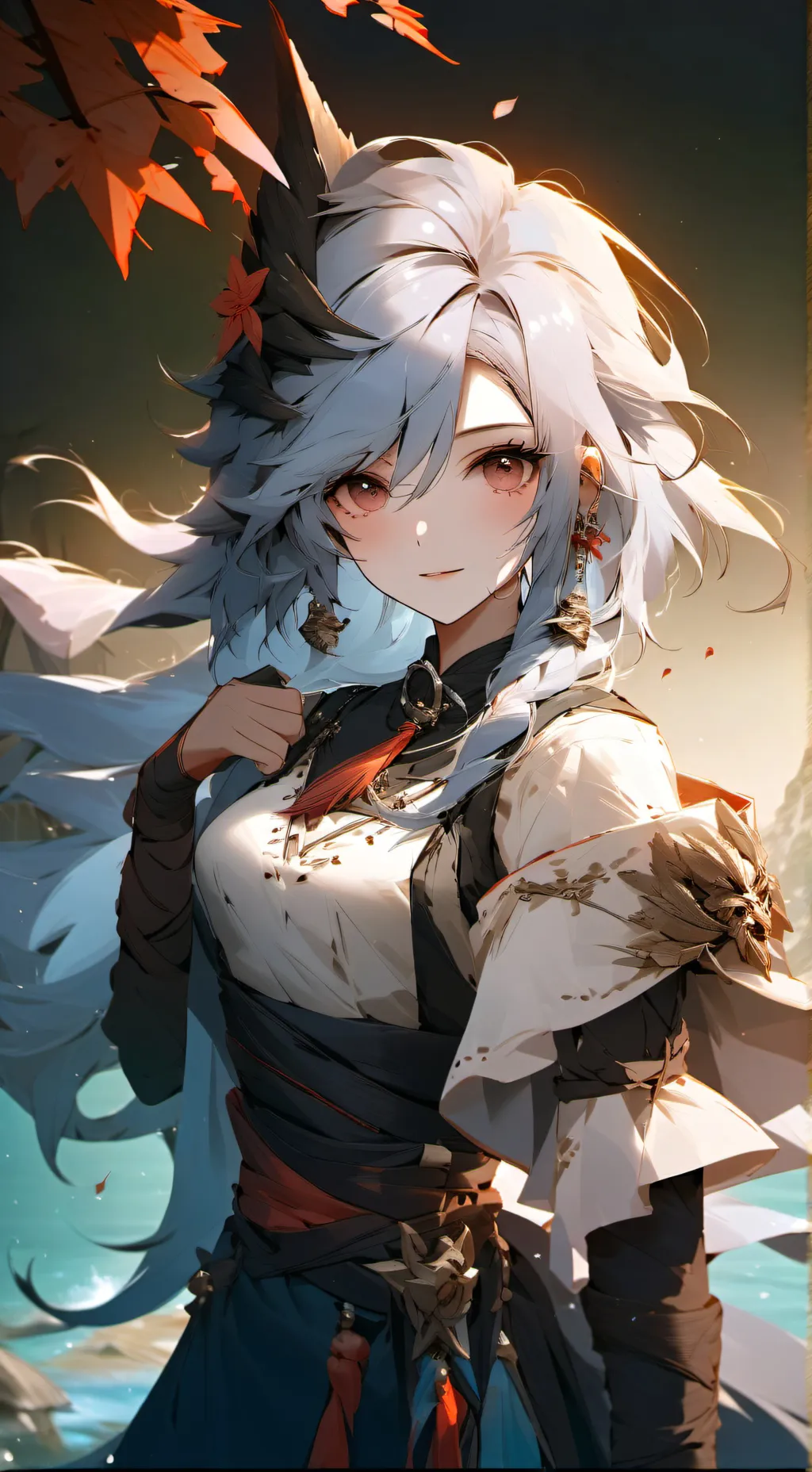 ai character: Ashley  background