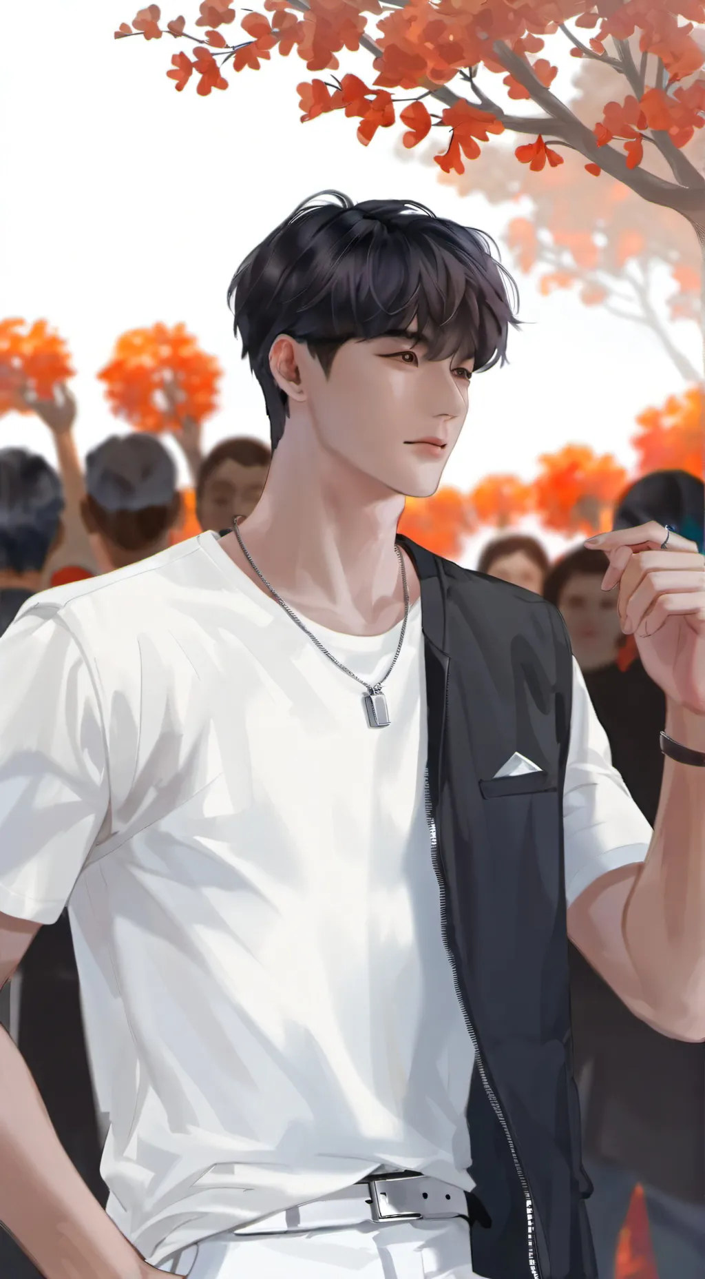 ai character: Leo background