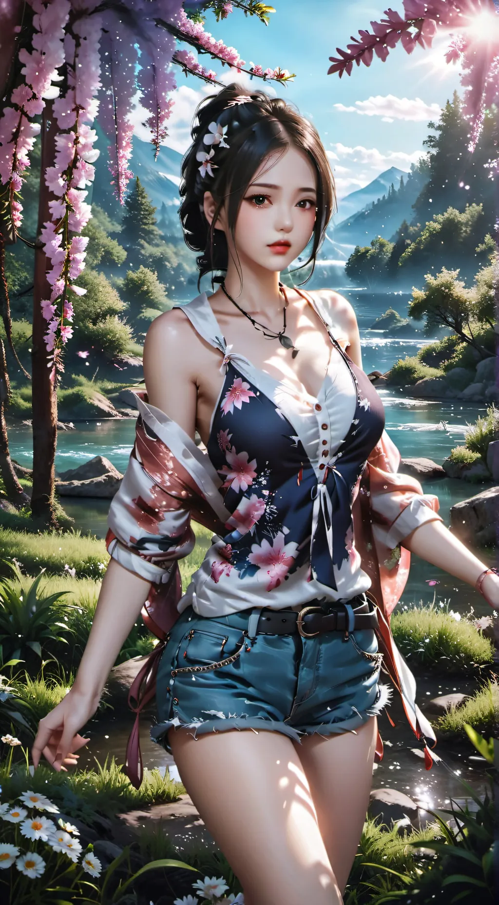 ai character: Erina  background