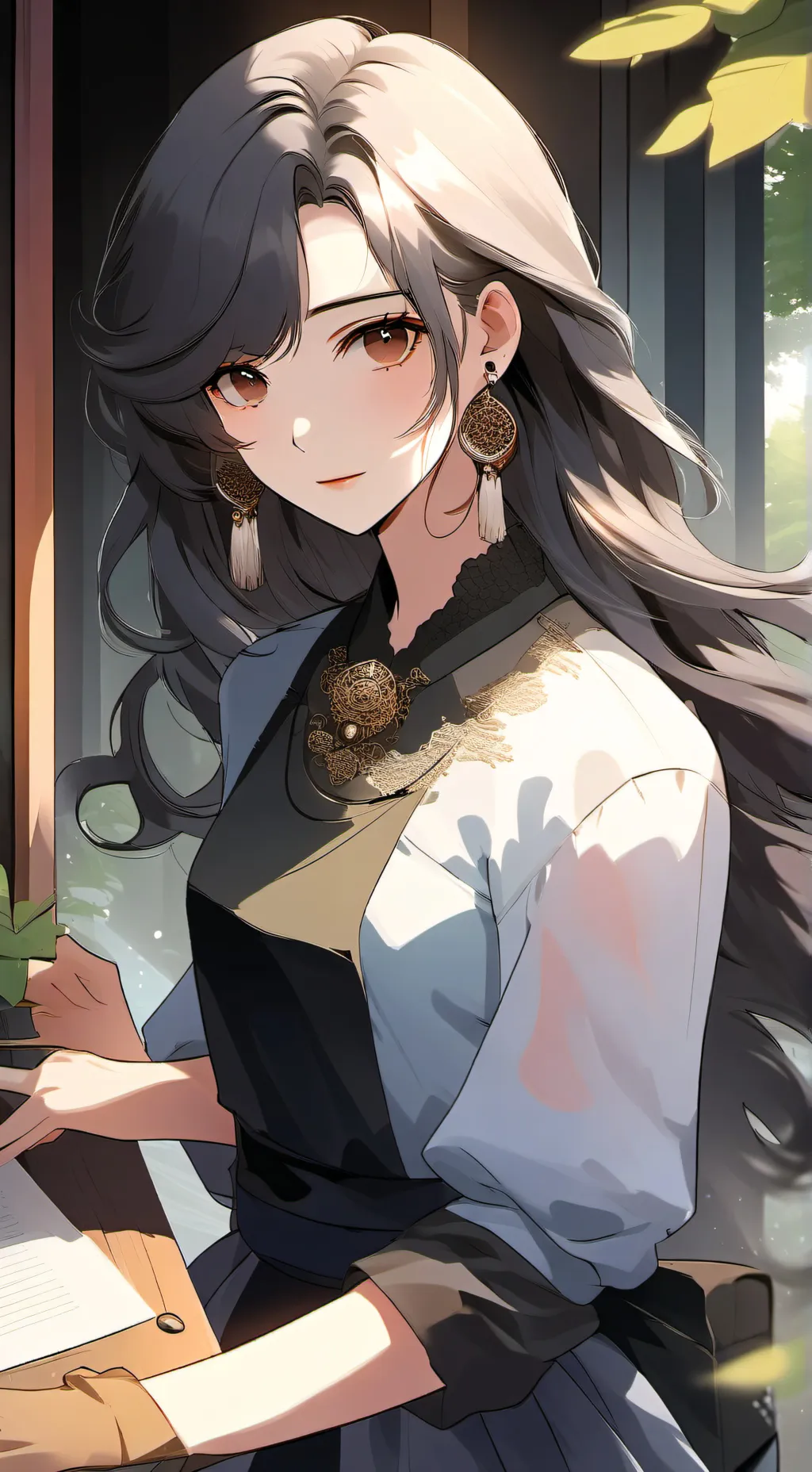 ai character: lily  background