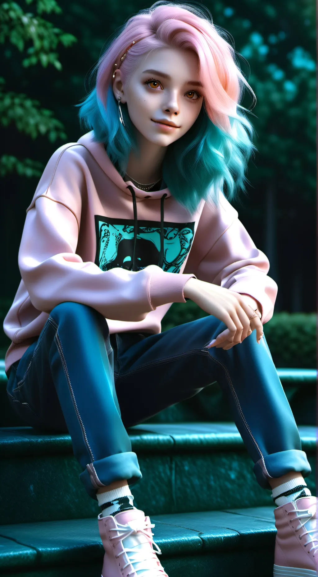 ai character: MHA and HP background