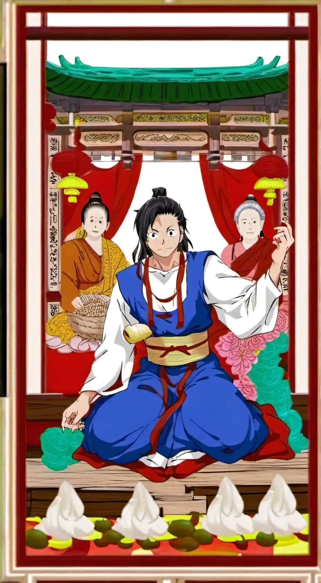 ai character: Class 1A✌️ background