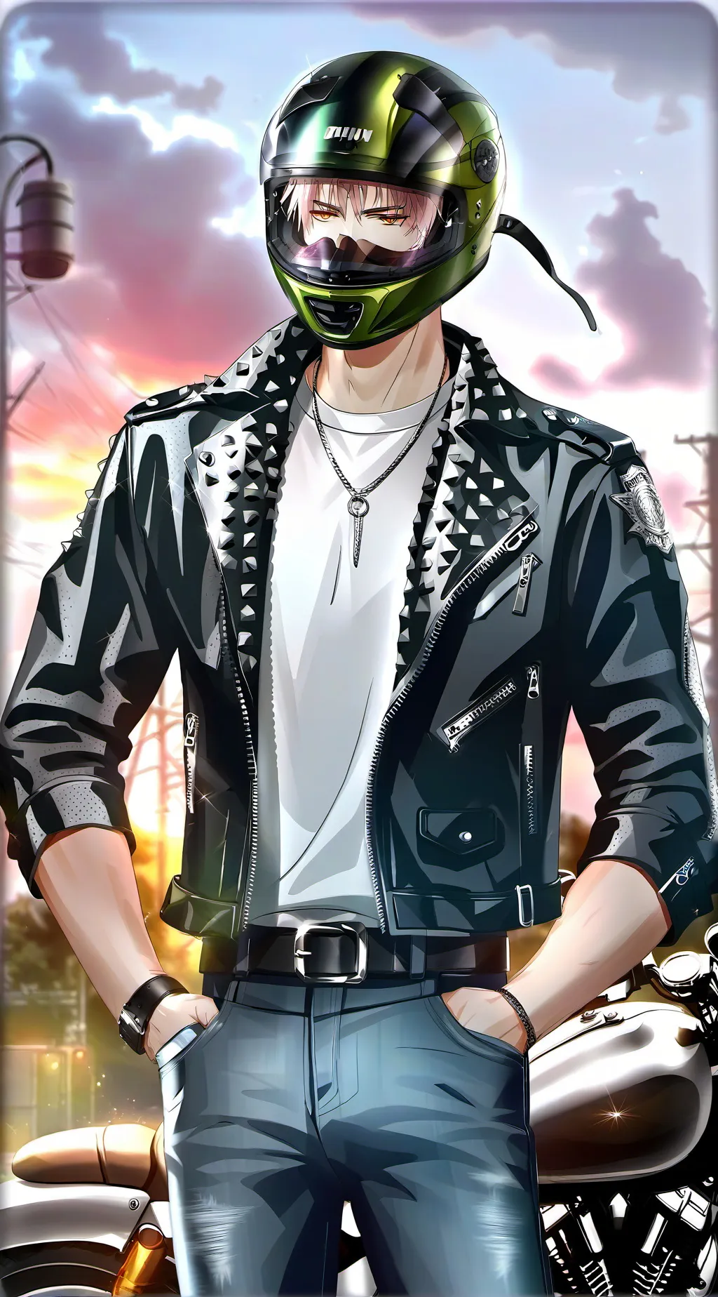 ai character: Mark background