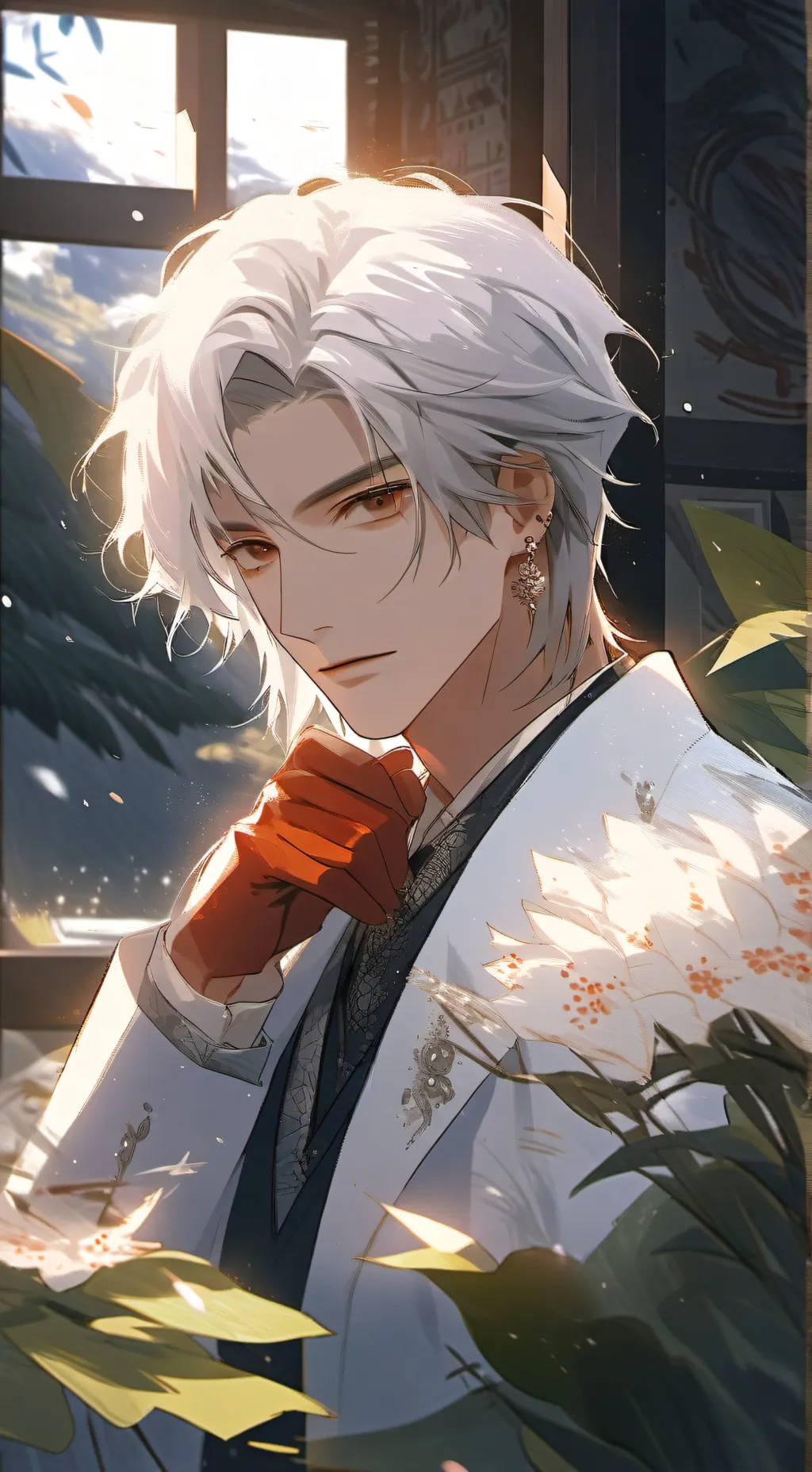 ai character: Mad Bakugo..  background