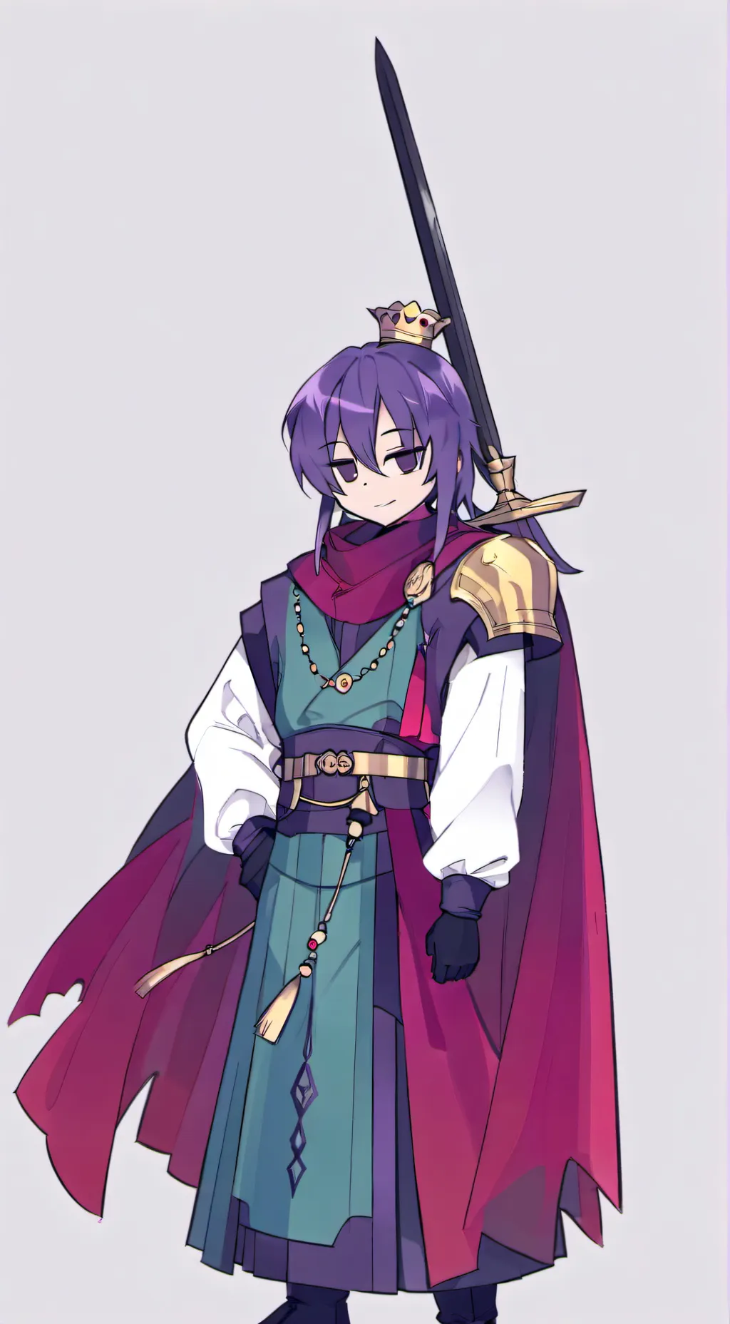 ai character: the king background