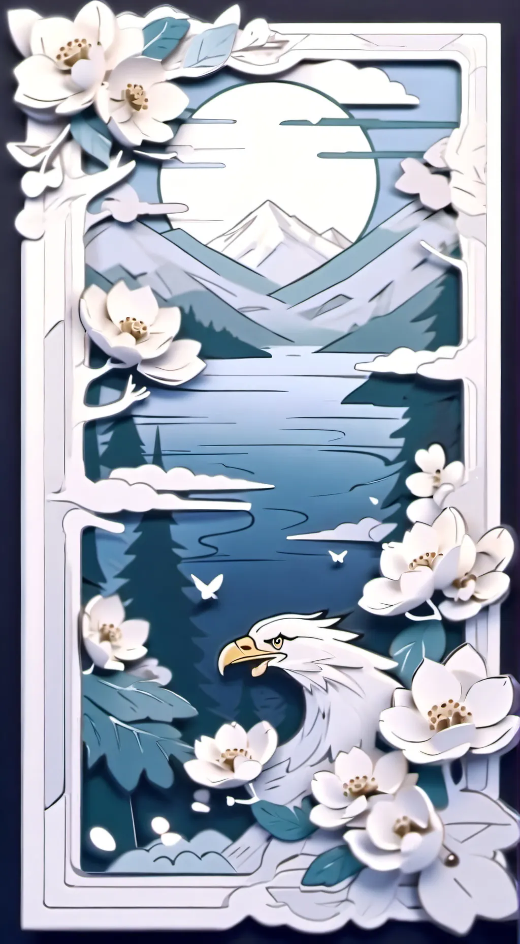 ai character: shadow milk cookie background