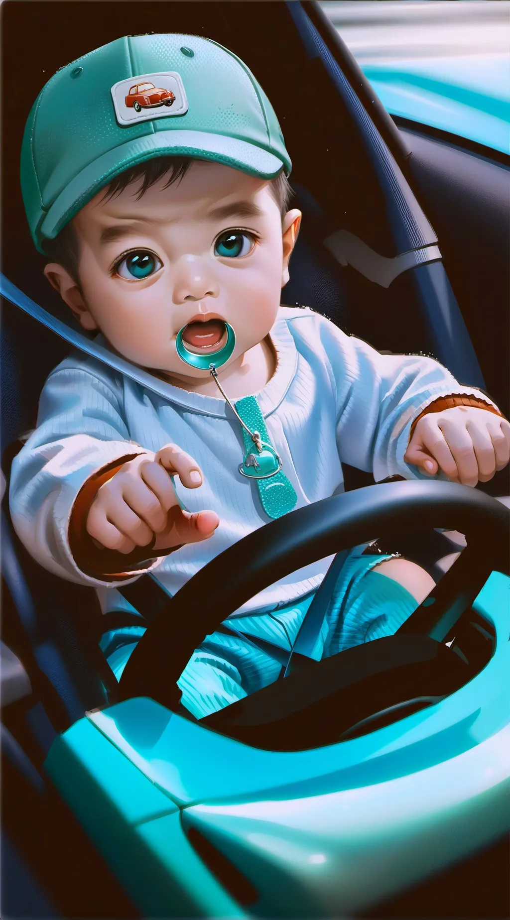 ai character: Uuber Baby  background