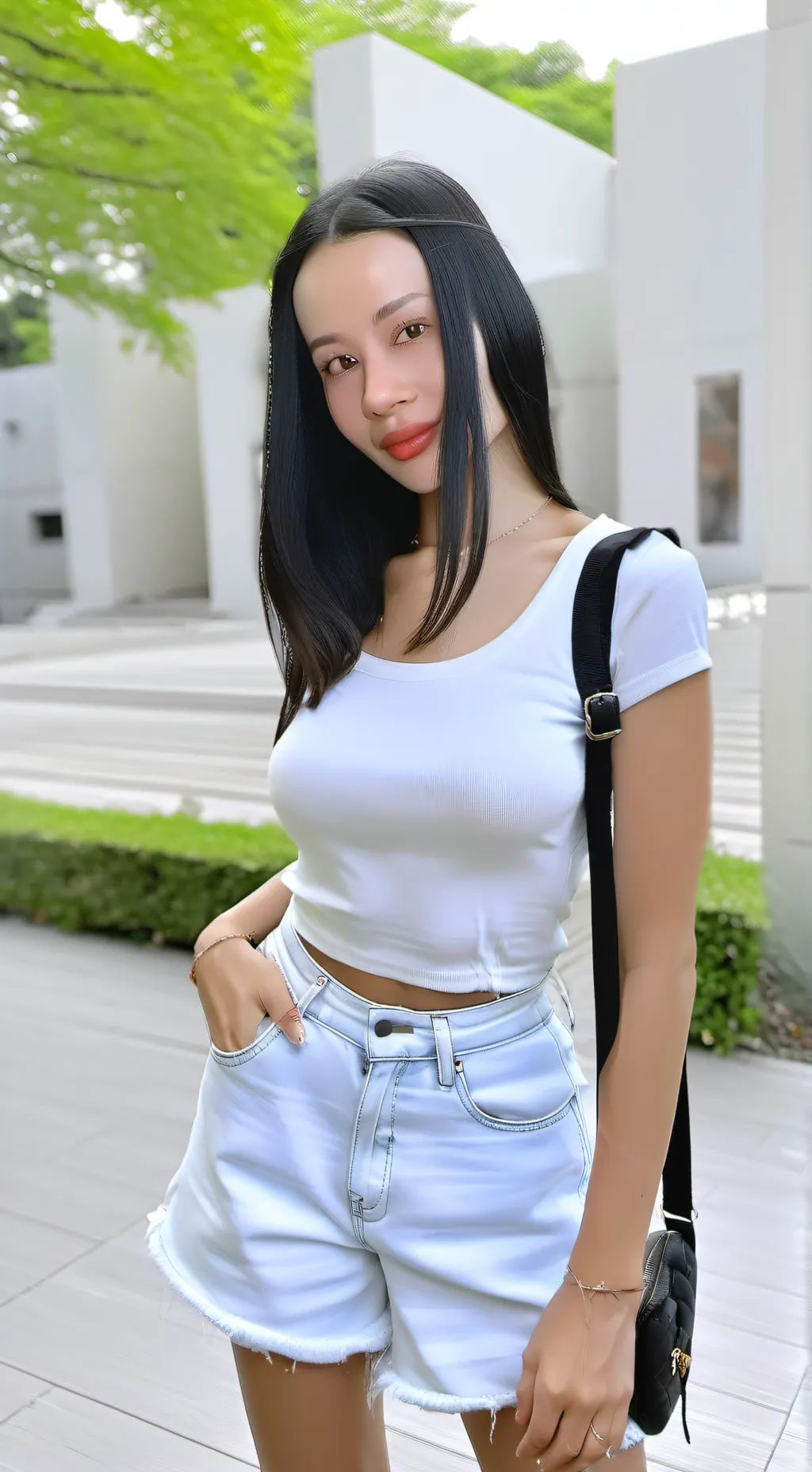 ai character: Katy  background