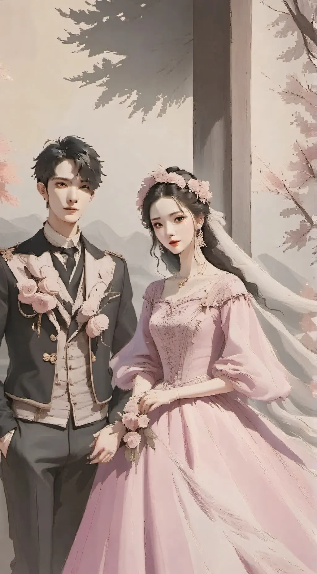 ai character: _※Shiro & Yui※_ background