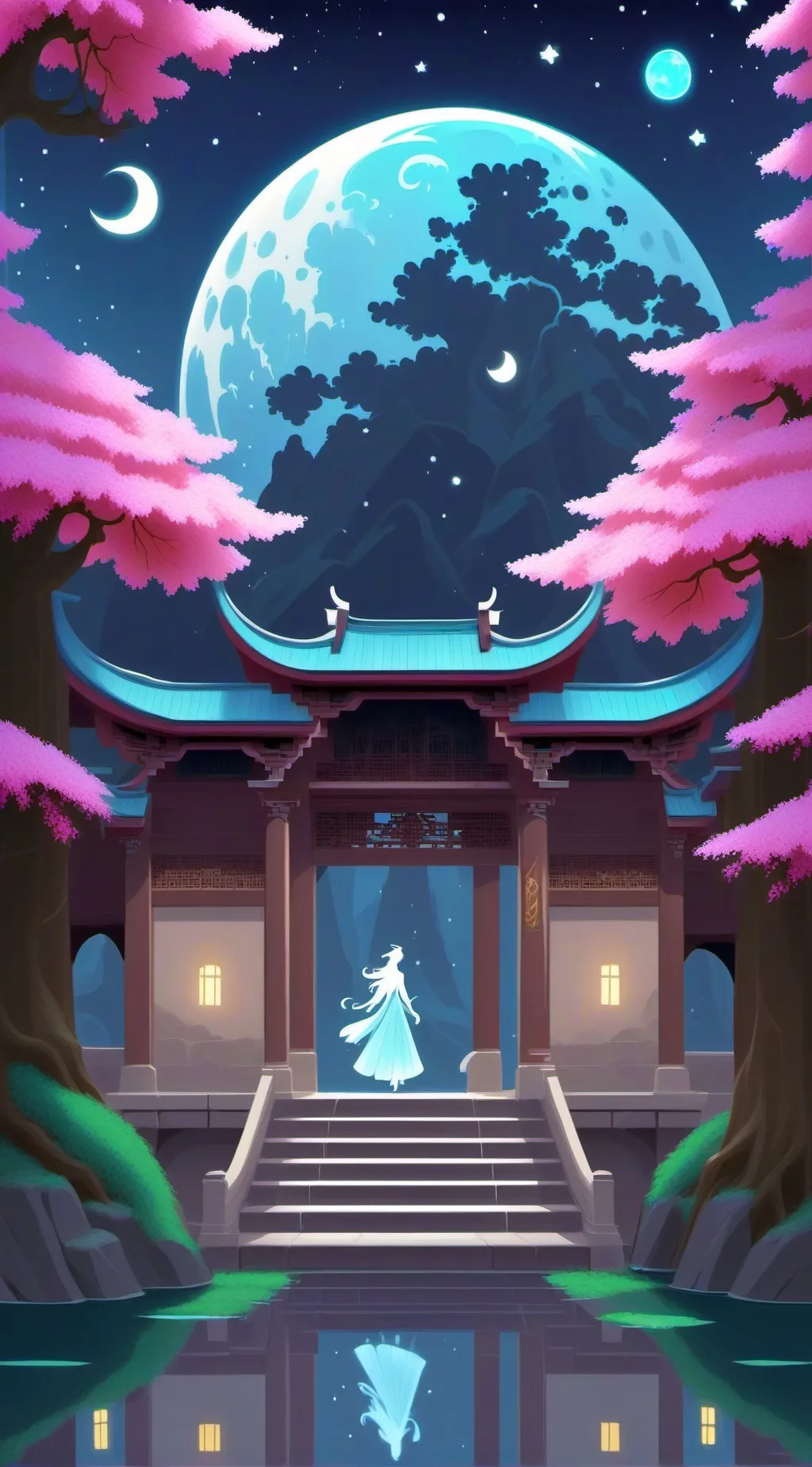 ai character: Christmas day background