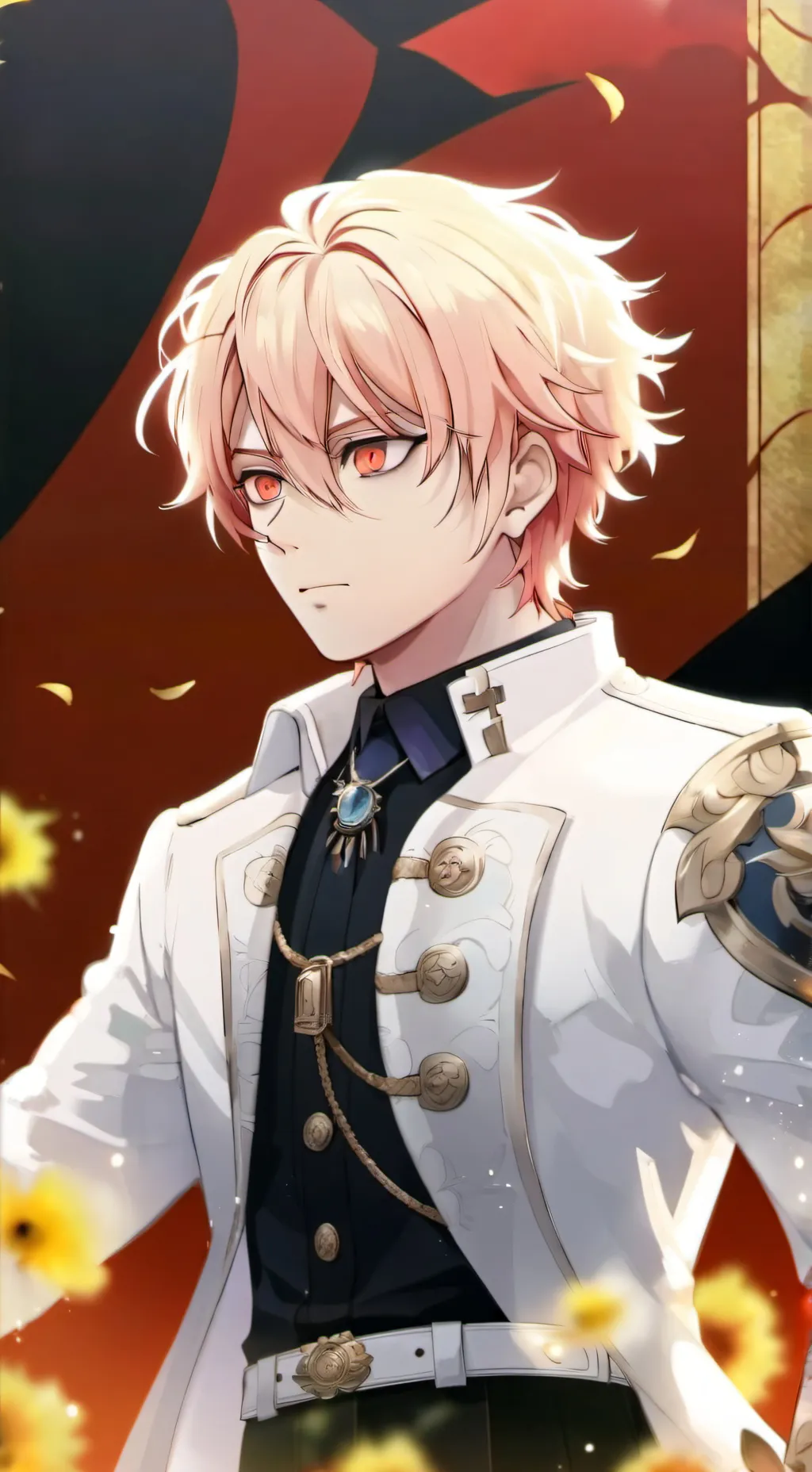 ai character: Bakugo Katsuki background