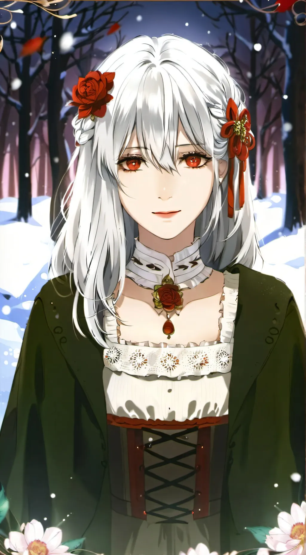 ai character: Alexandra  background