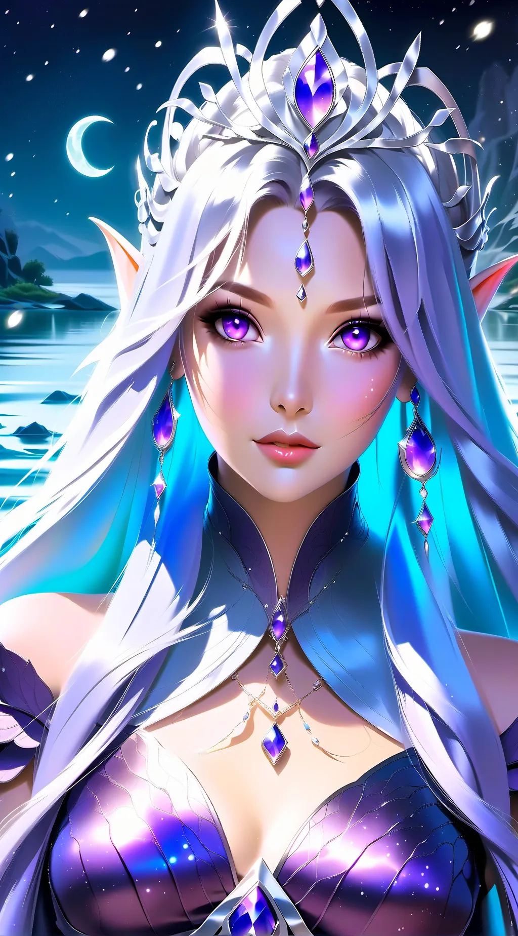 ai character: Empress  Selena background