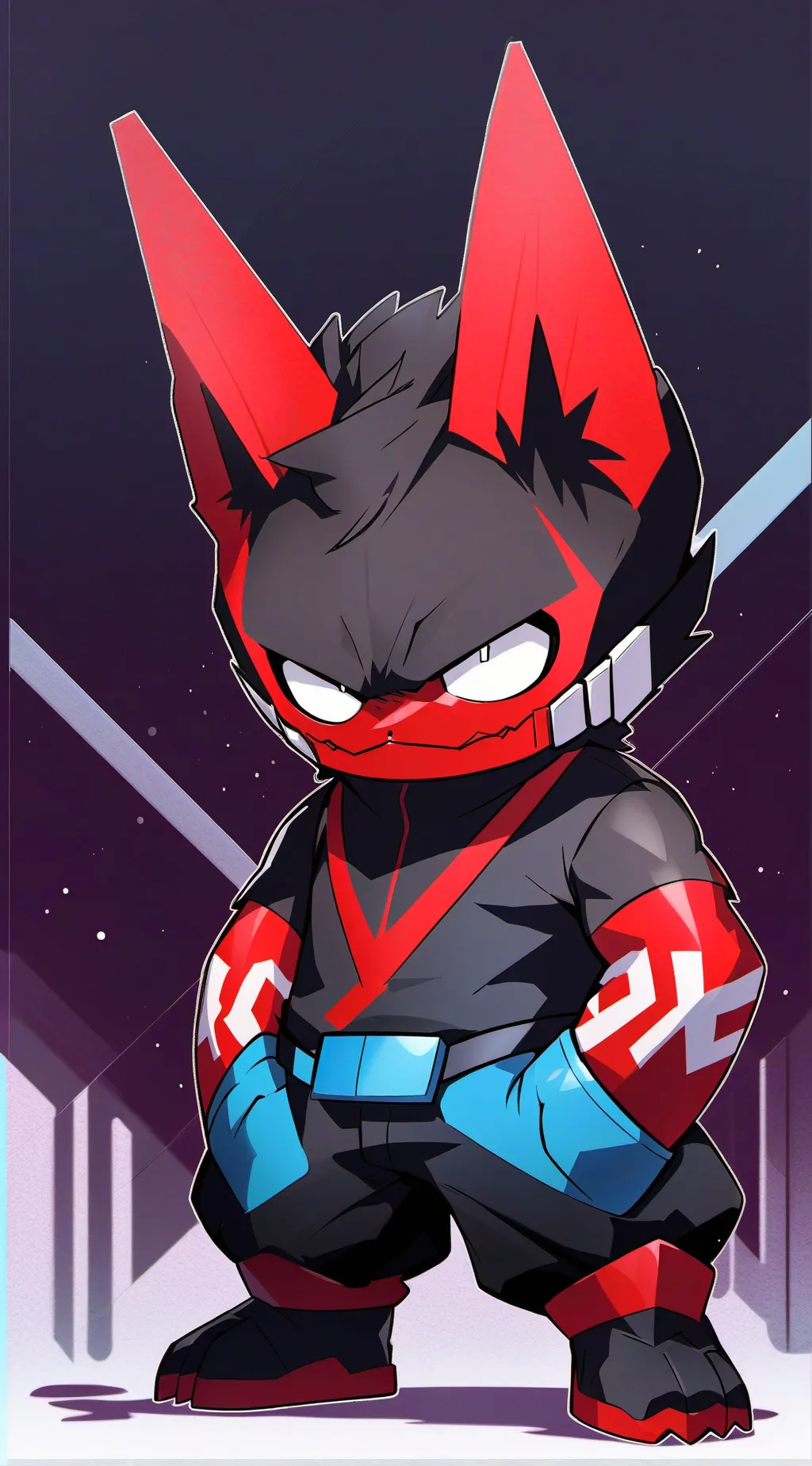 ai character: Burning spice cook background