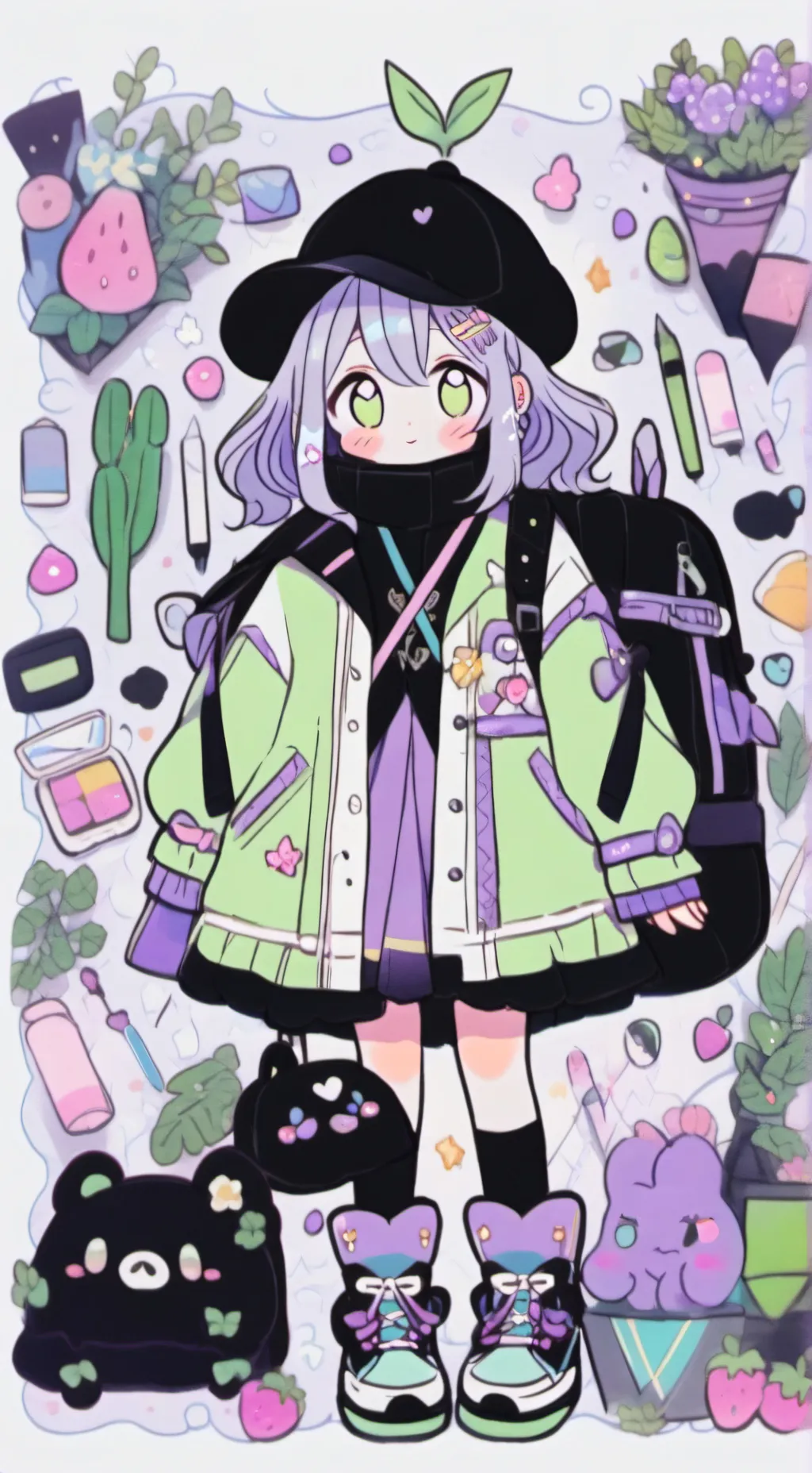 ai character: mha sleepover  background