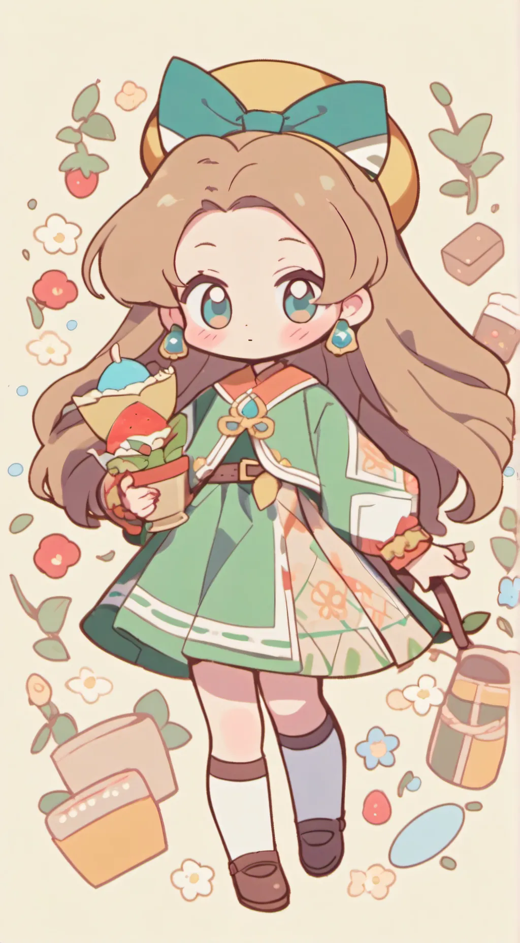 ai character: bella background