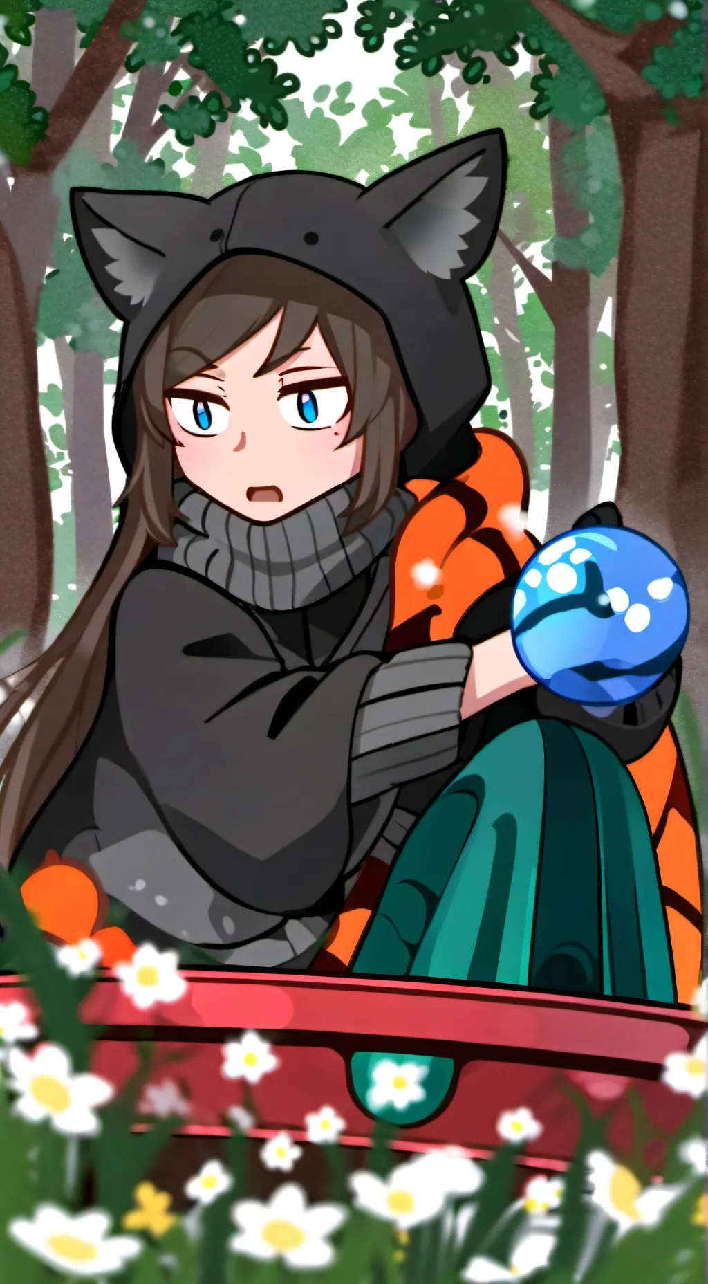 ai character: 🐈🫠Catty🫠🐈 background