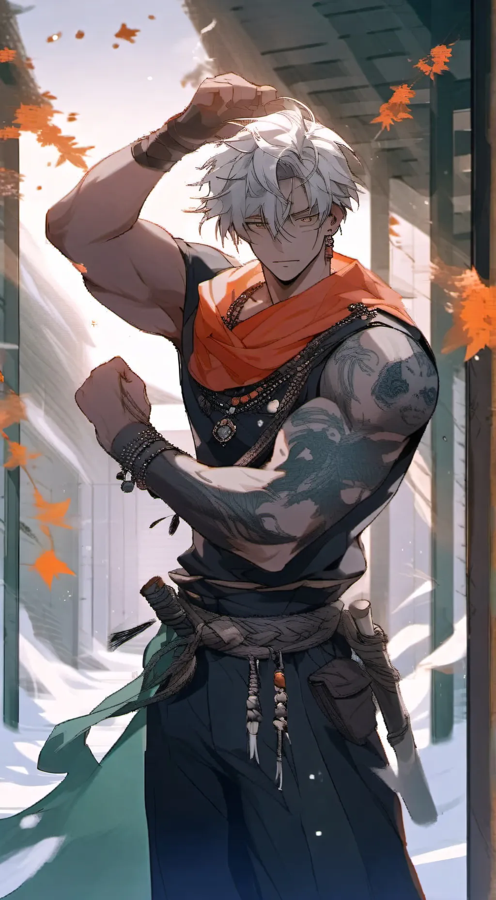 ai character: Damion 🎩 background