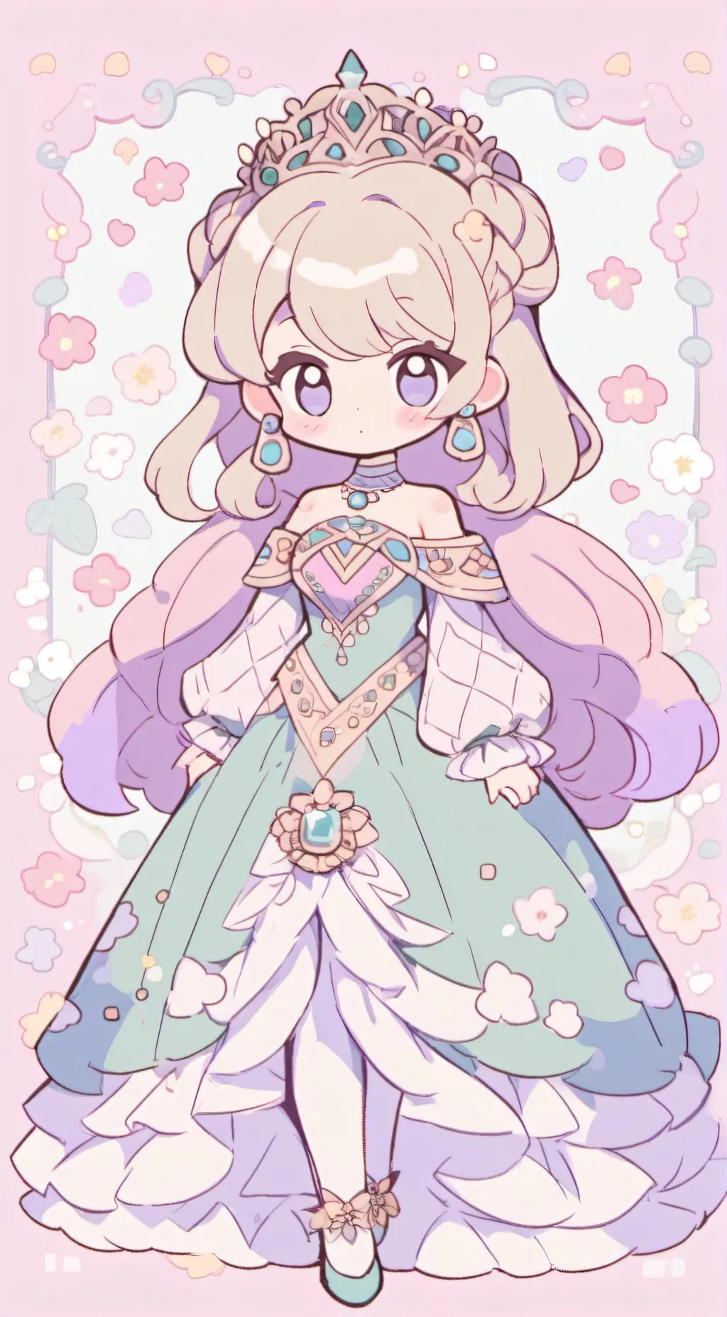 ai character: princess background