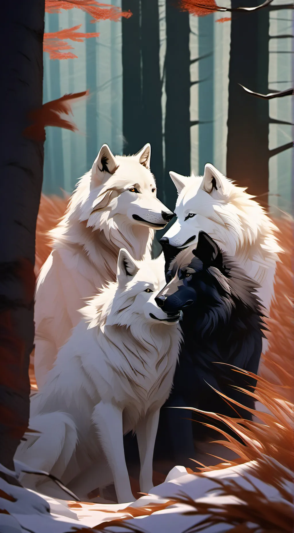 ai character: •~The Wolf Pack~• background