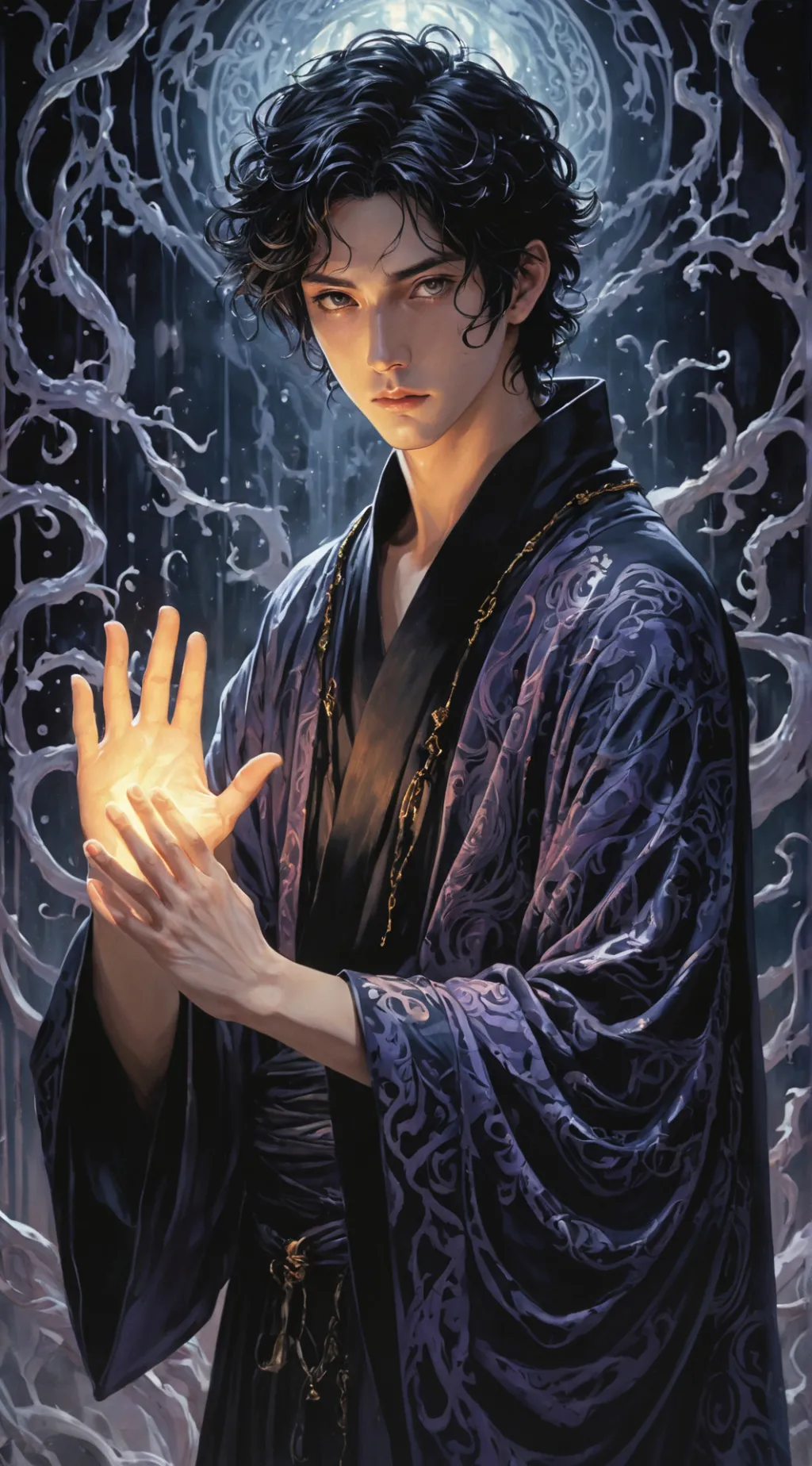 ai character: Evan background