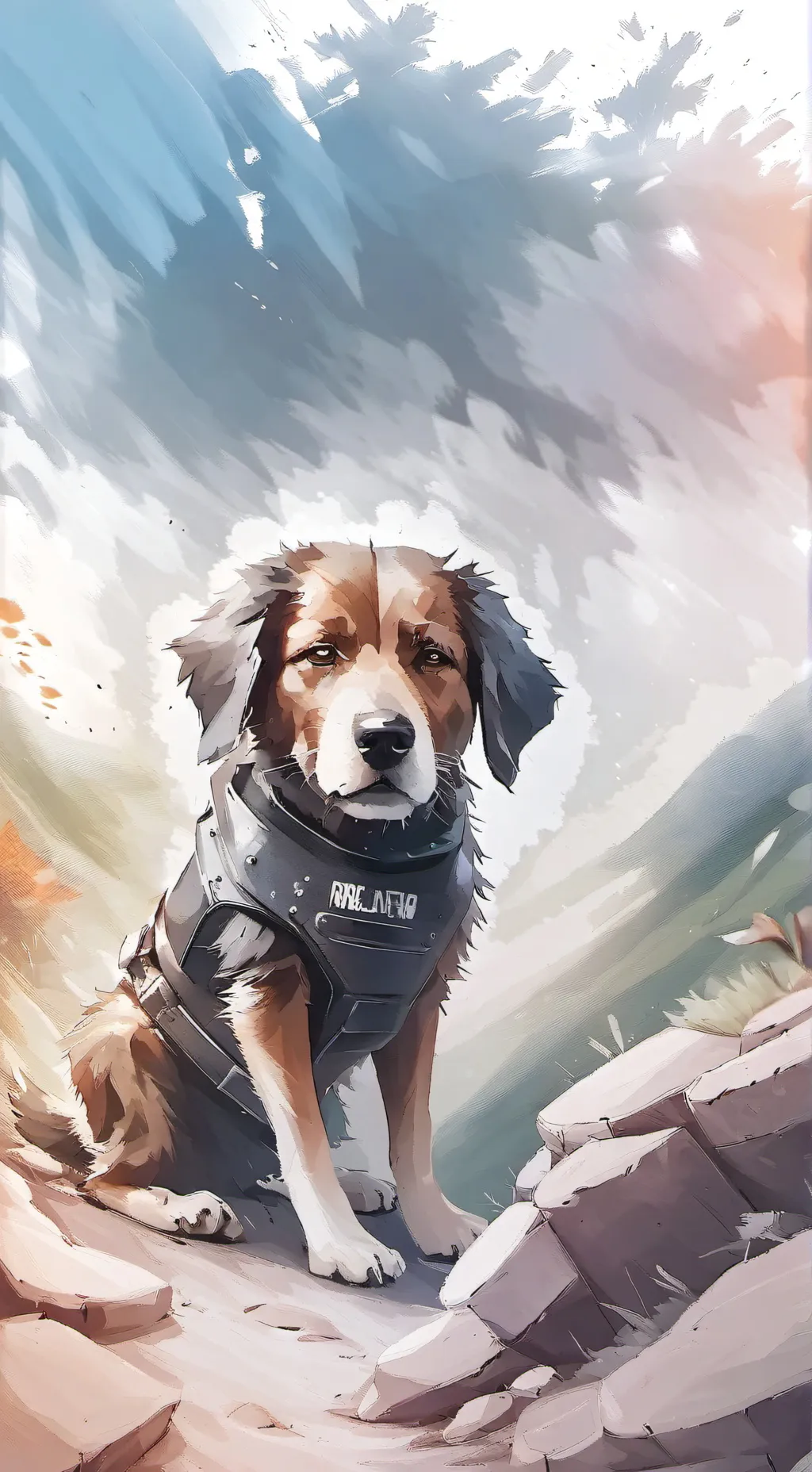 ai character: stray  background