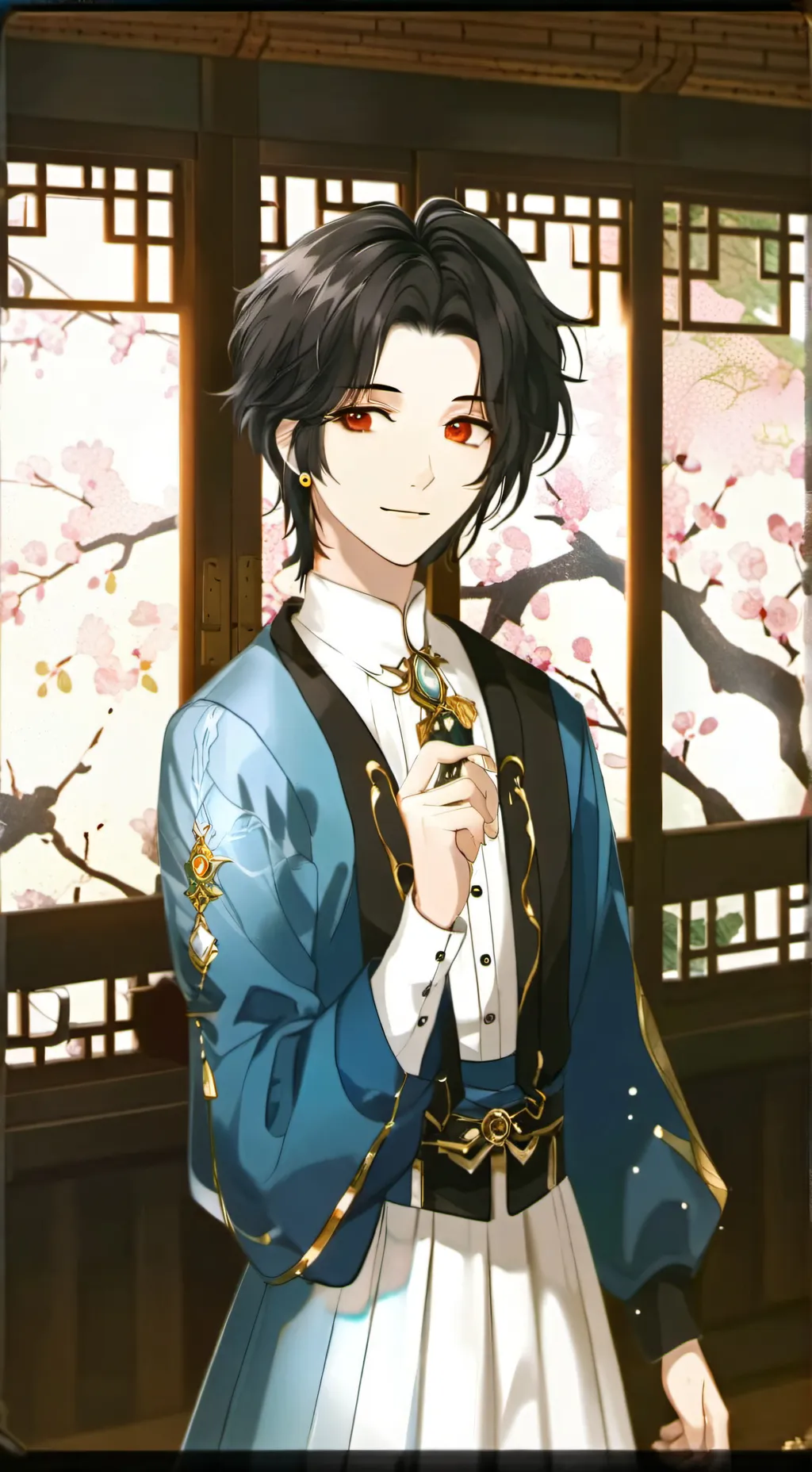 ai character: MHA Bakugo jealous background