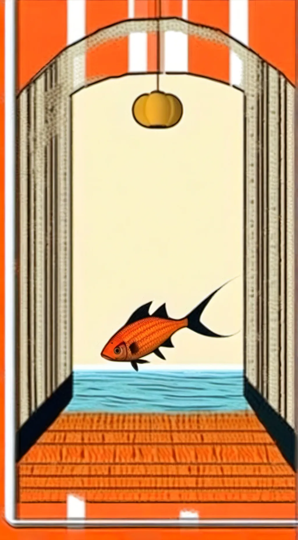 ai character: Le poisson Steve  background