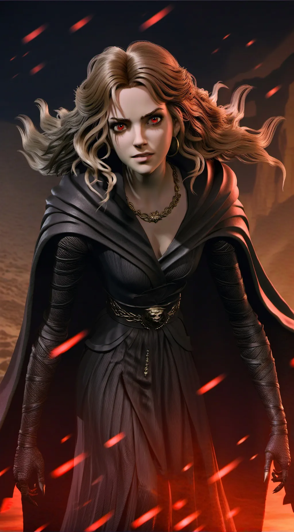 ai character: Vampire Hermione background