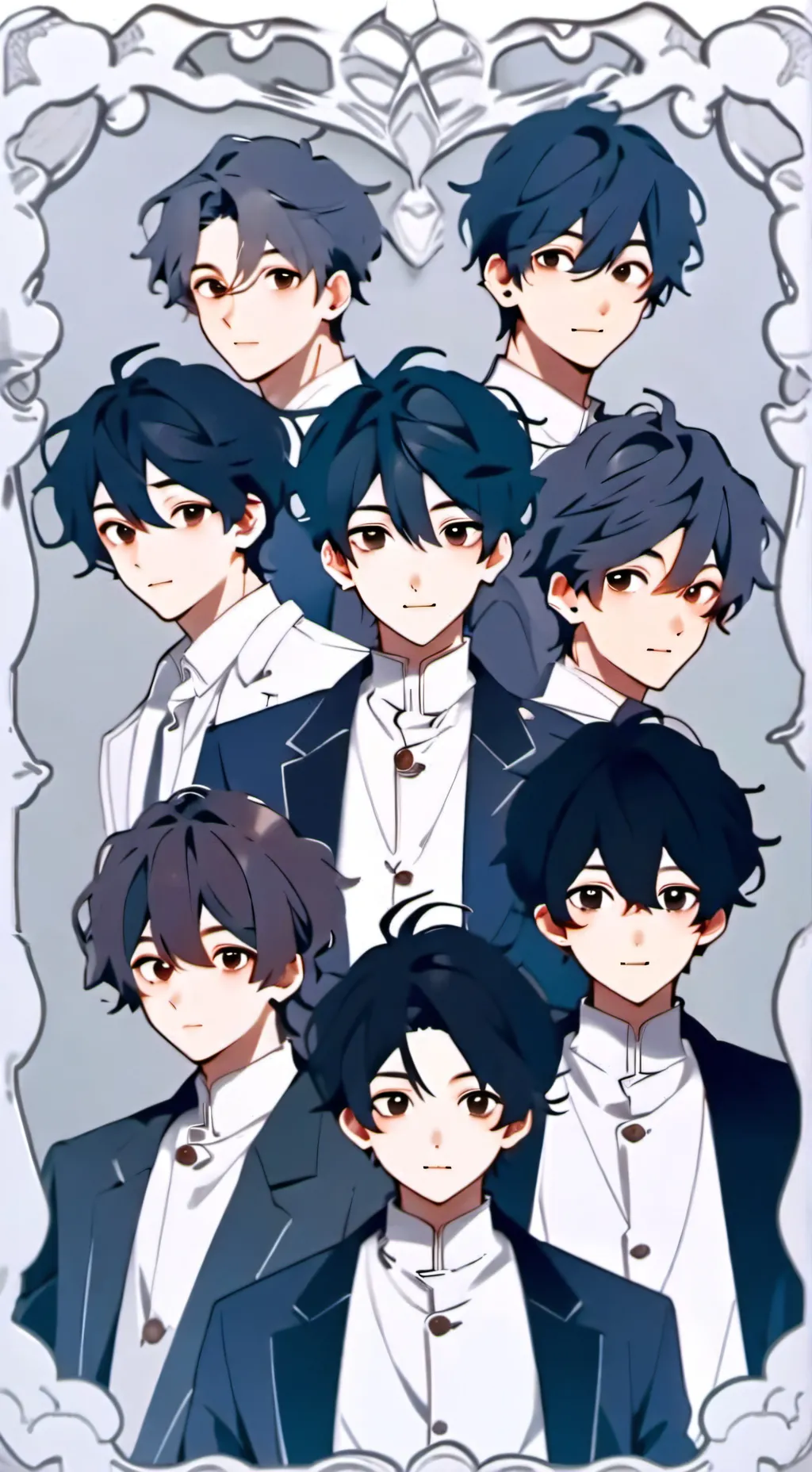 ai character: BTS  background