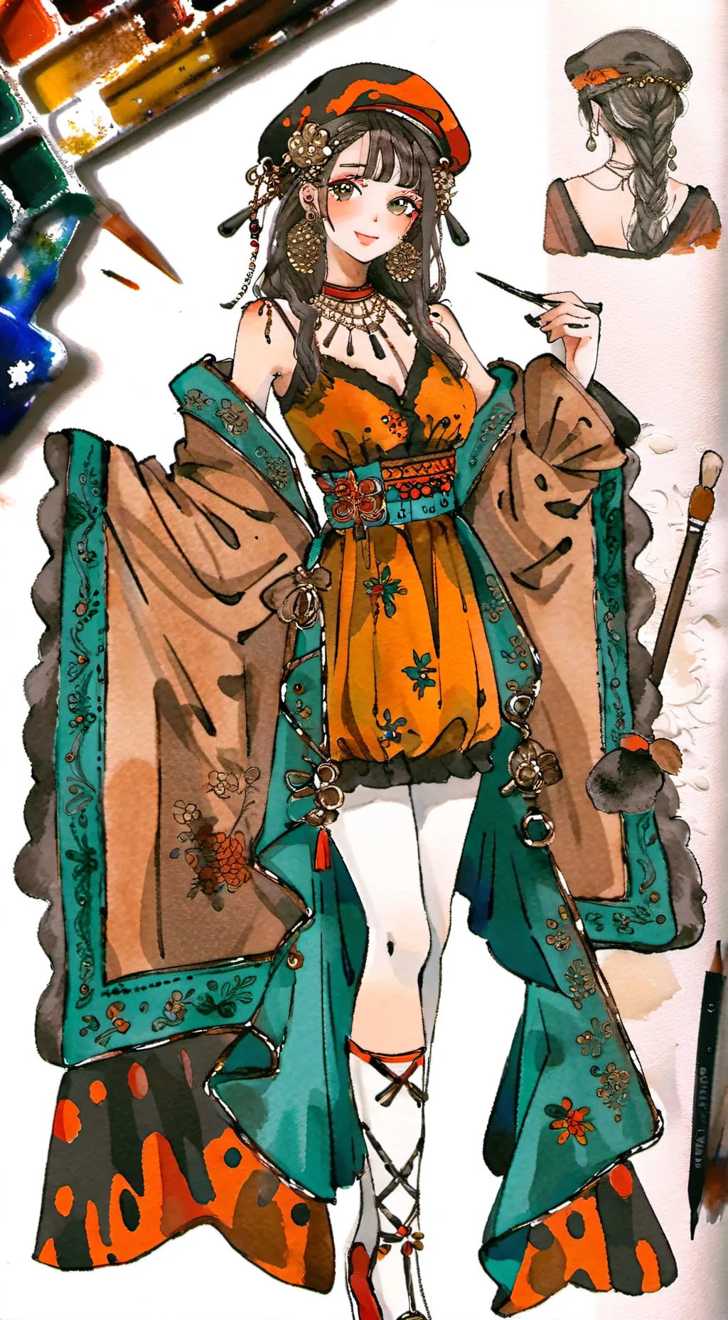 ai character: wifie background