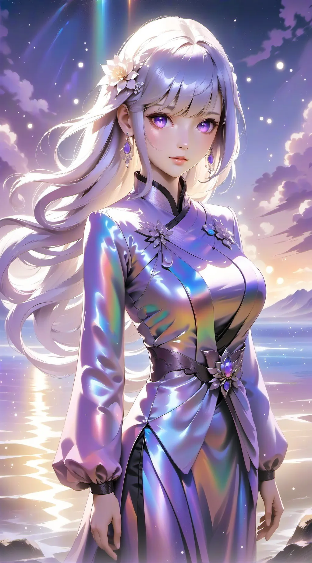 ai character: novia de Naruto  background